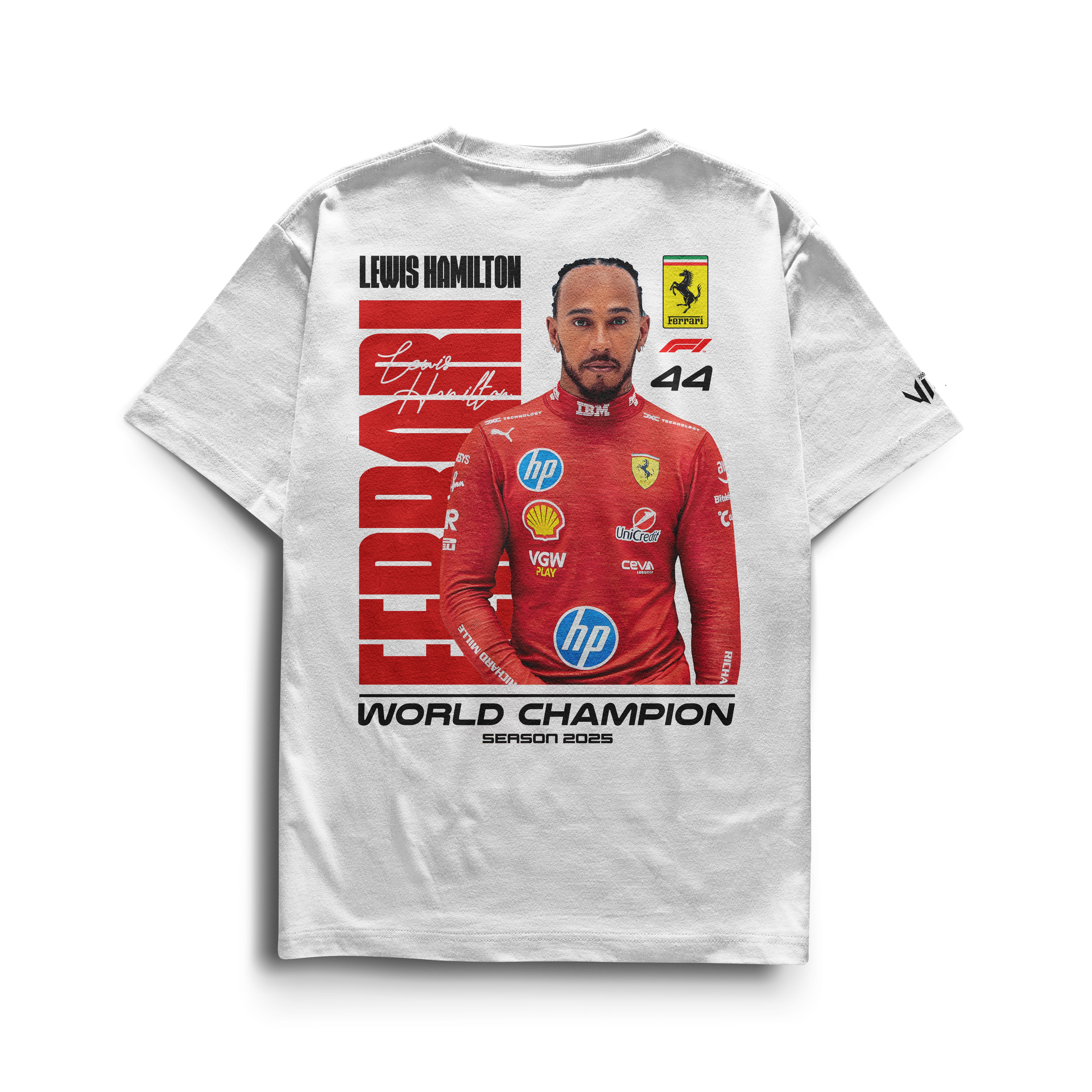 Camiseta Lewis Hamilton World Champion