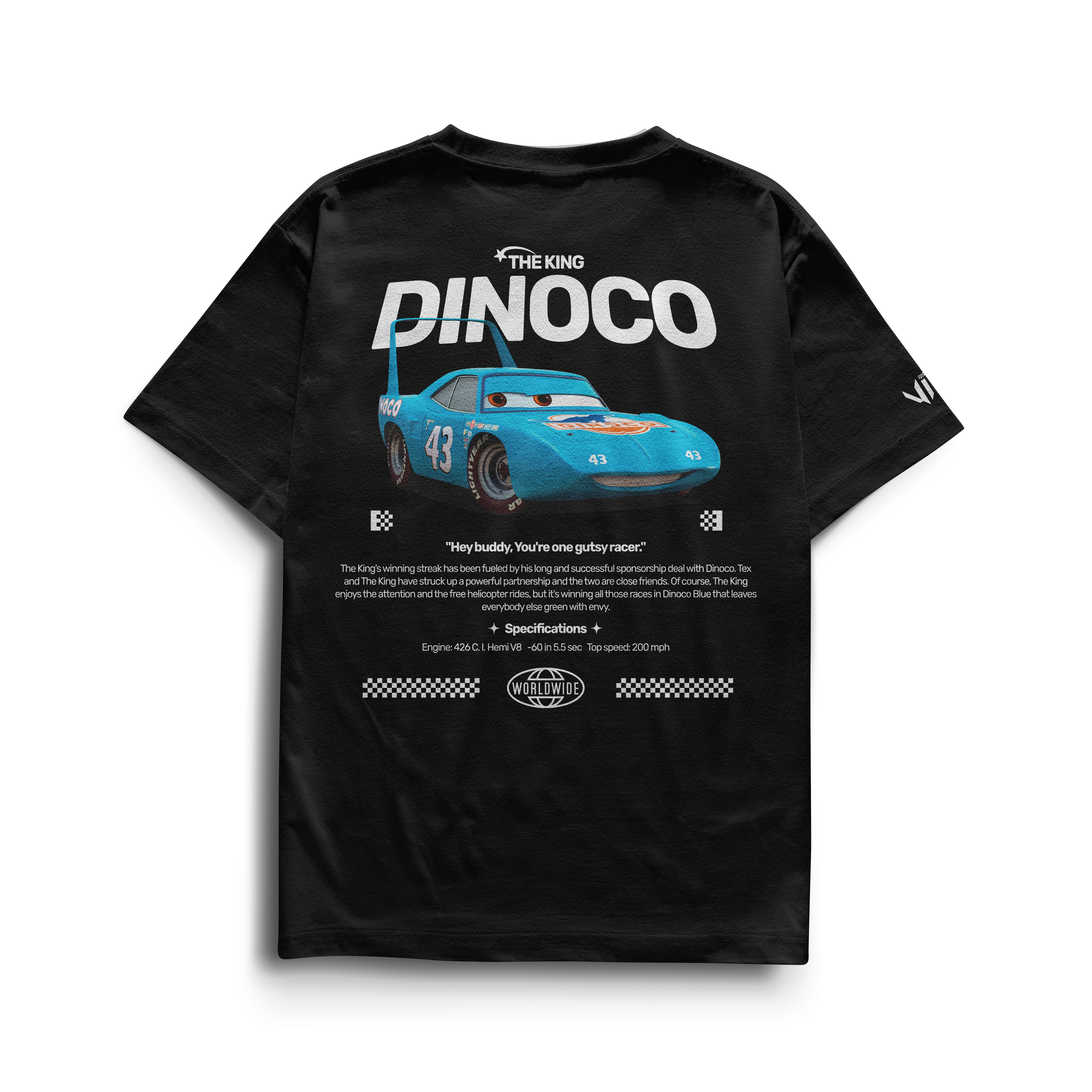 Camiseta Dinoco Cars