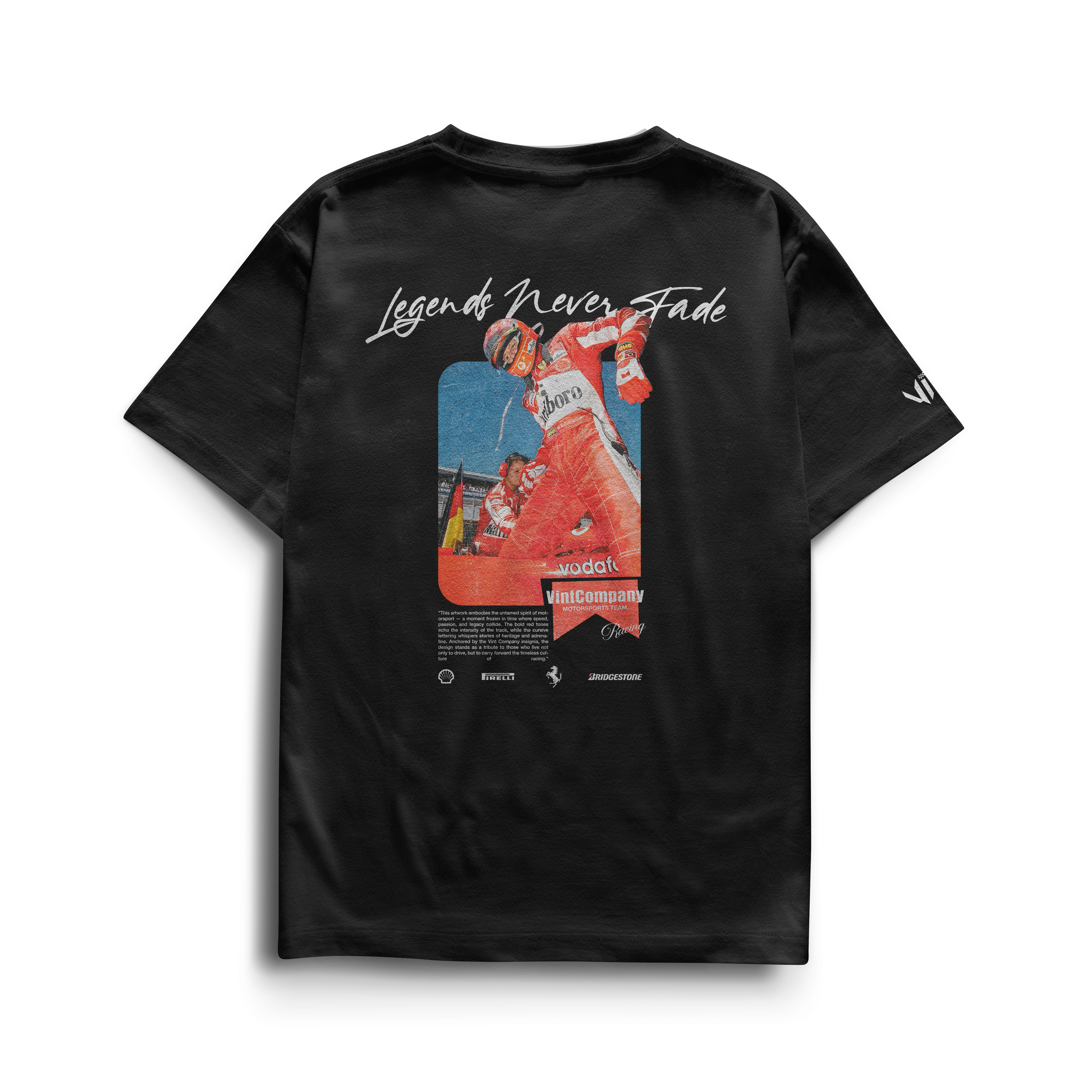 Camiseta Legends Never Fade