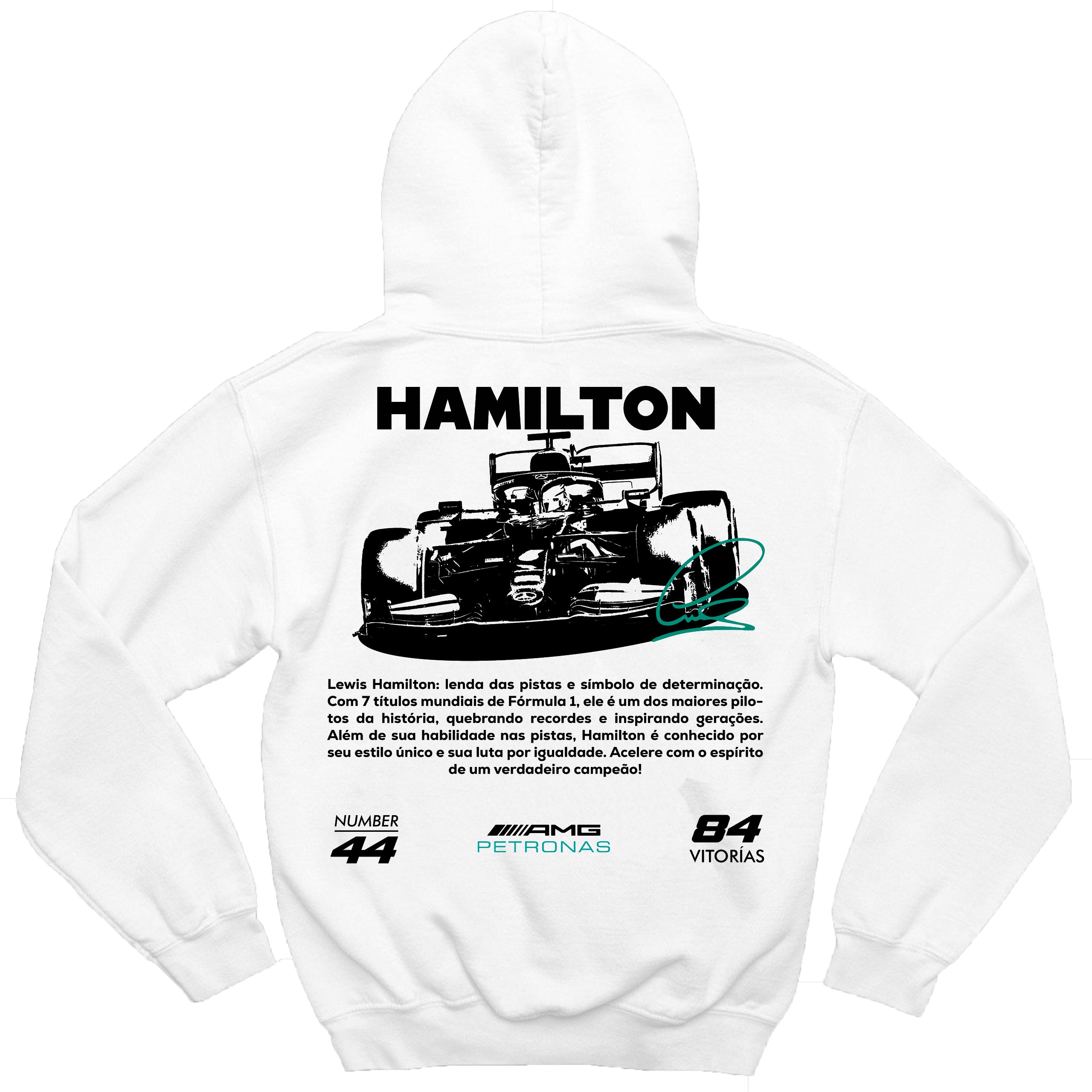 Moletom Lewis Hamilton Number 44