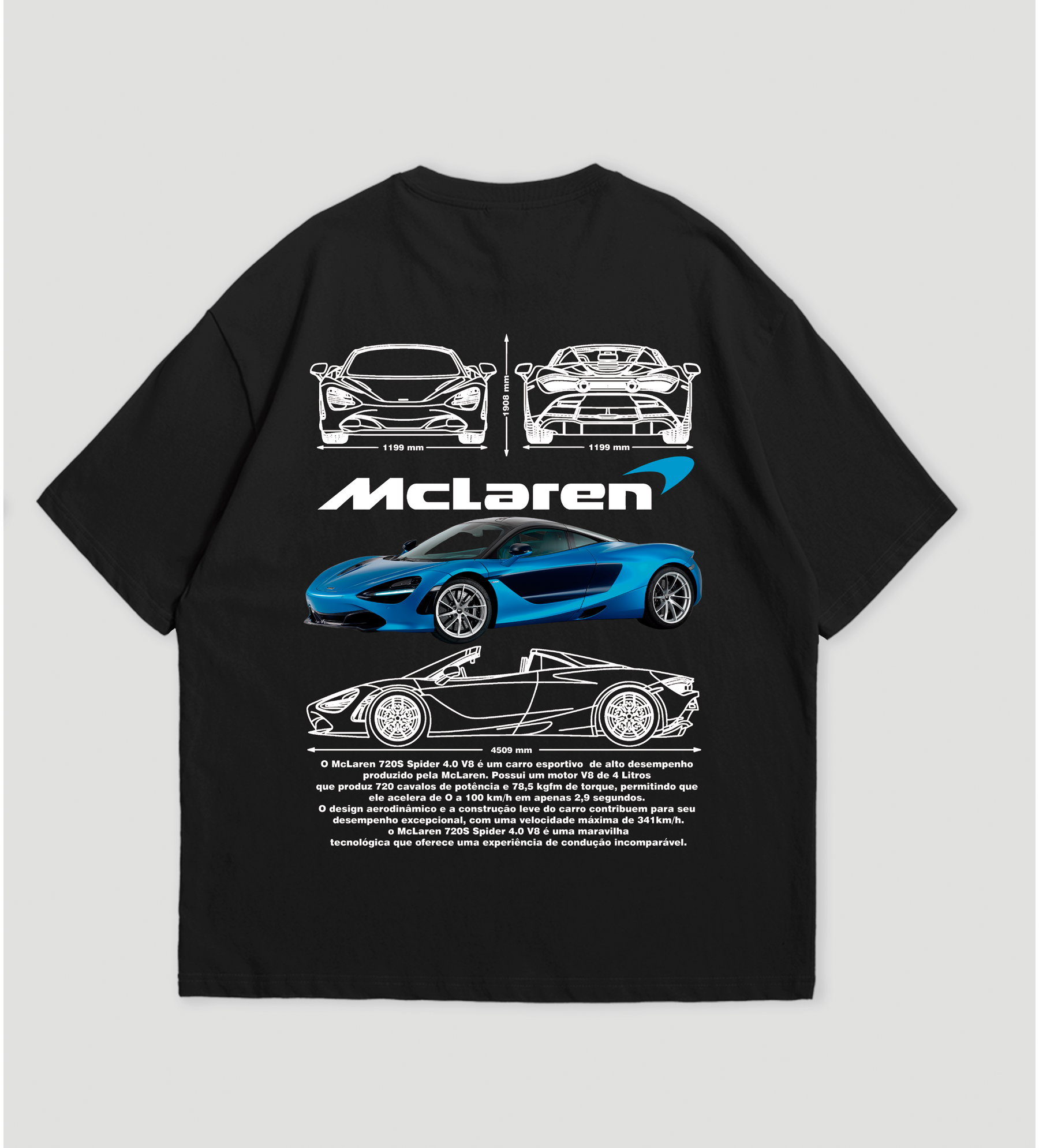 Camiseta Oversized McLaren