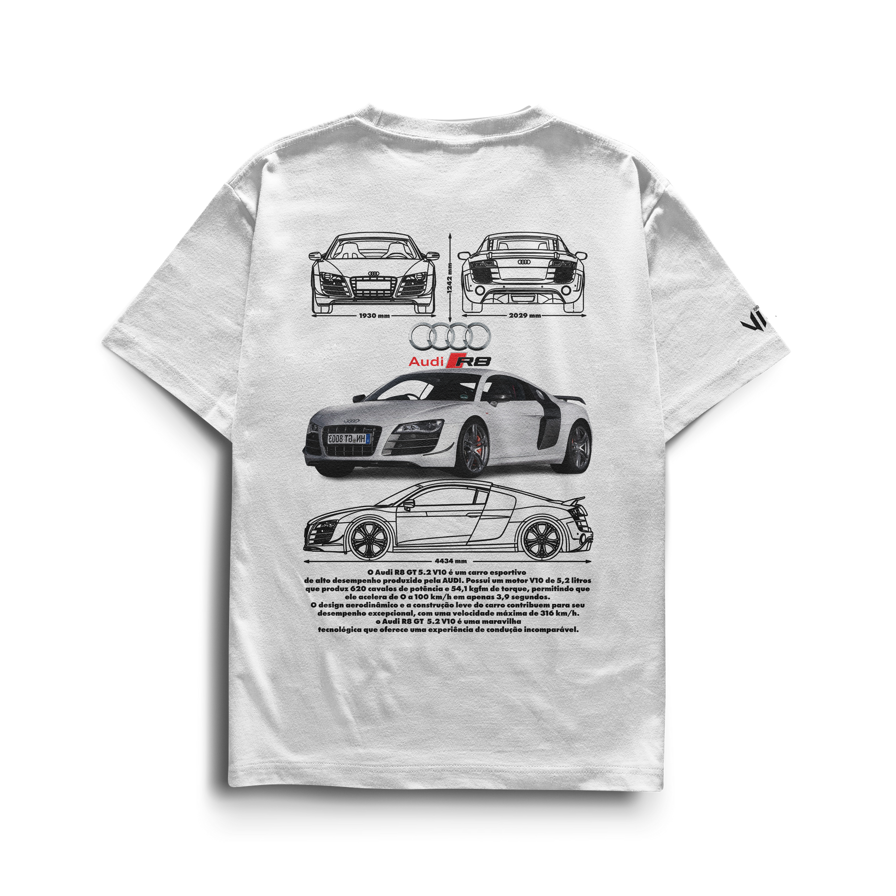 Camiseta Audi R8
