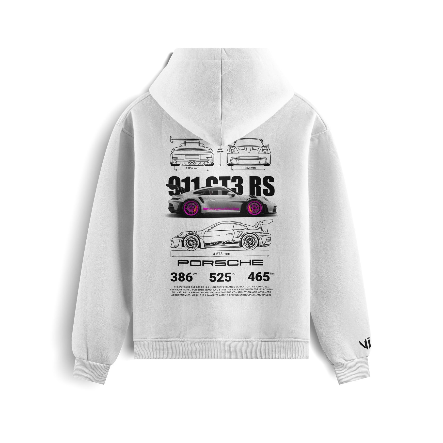 Moletom Porsche GT3rs Pink