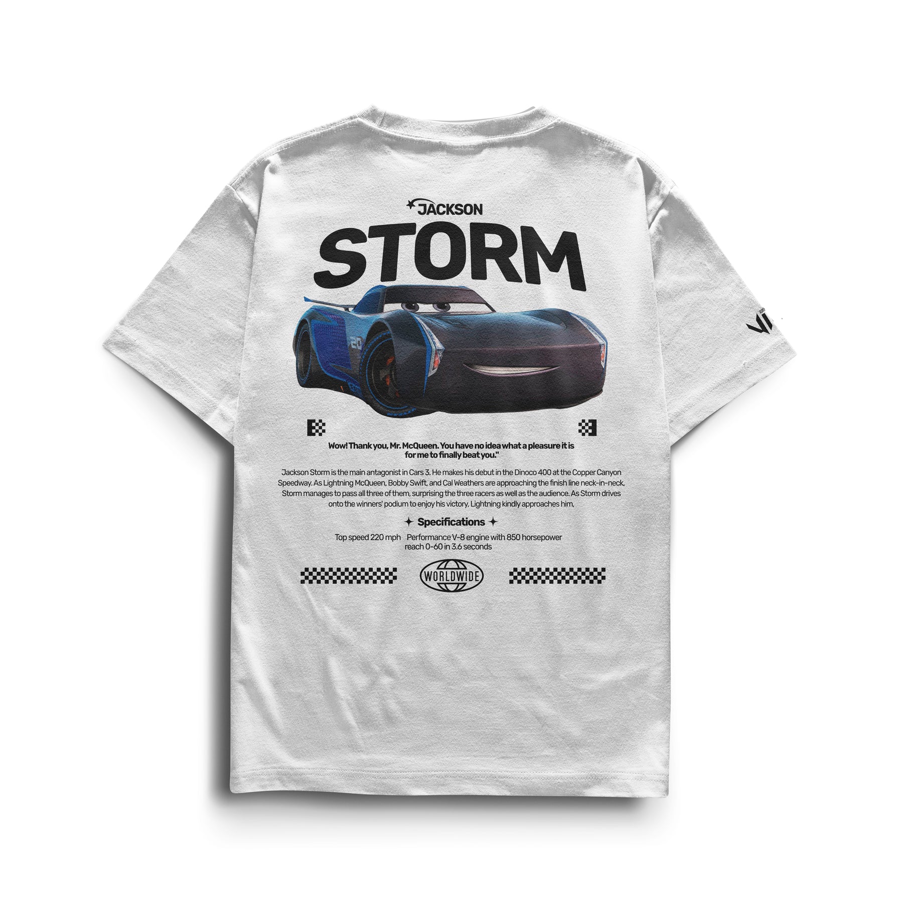 Camiseta Storm Cars