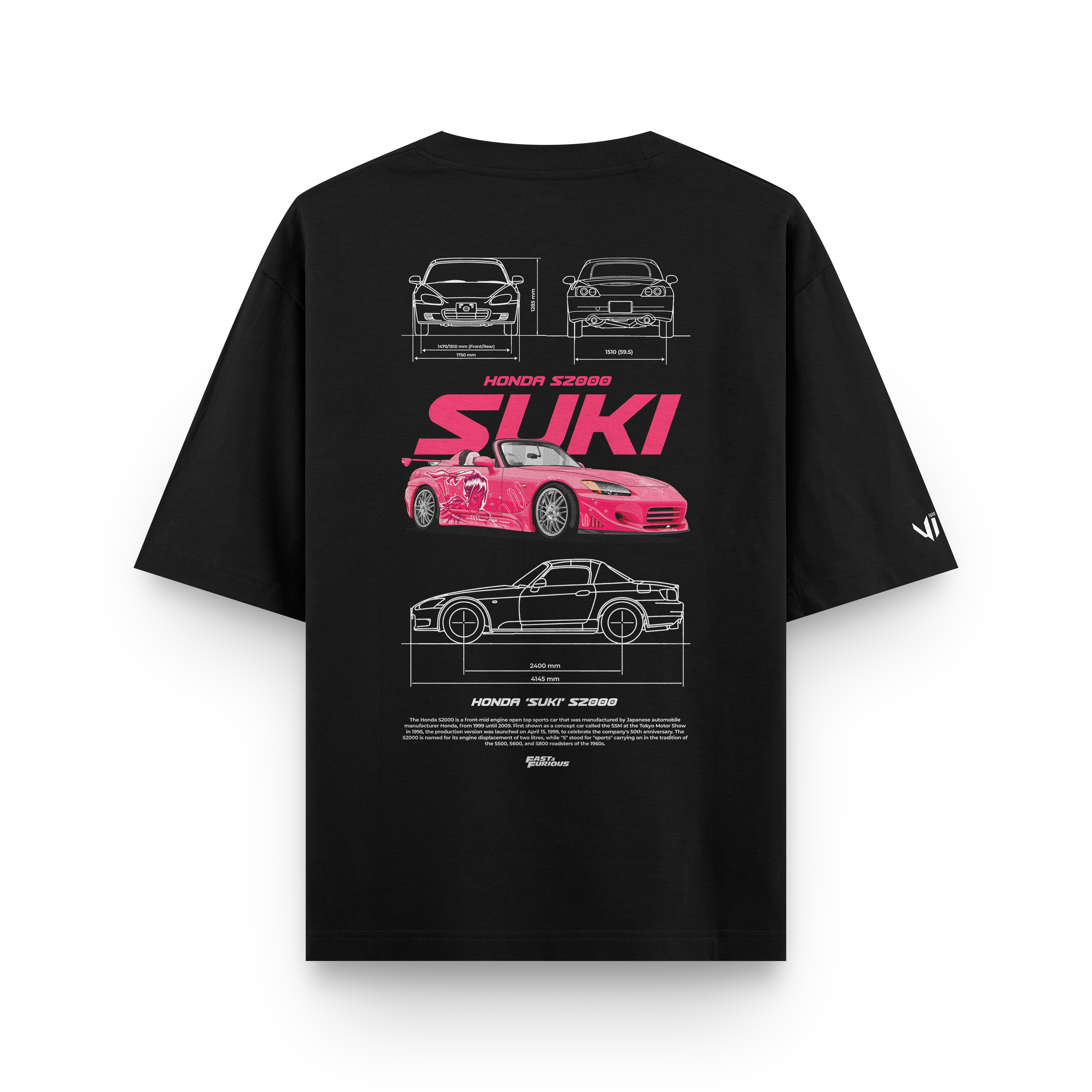 Camiseta Oversized Suki S2000