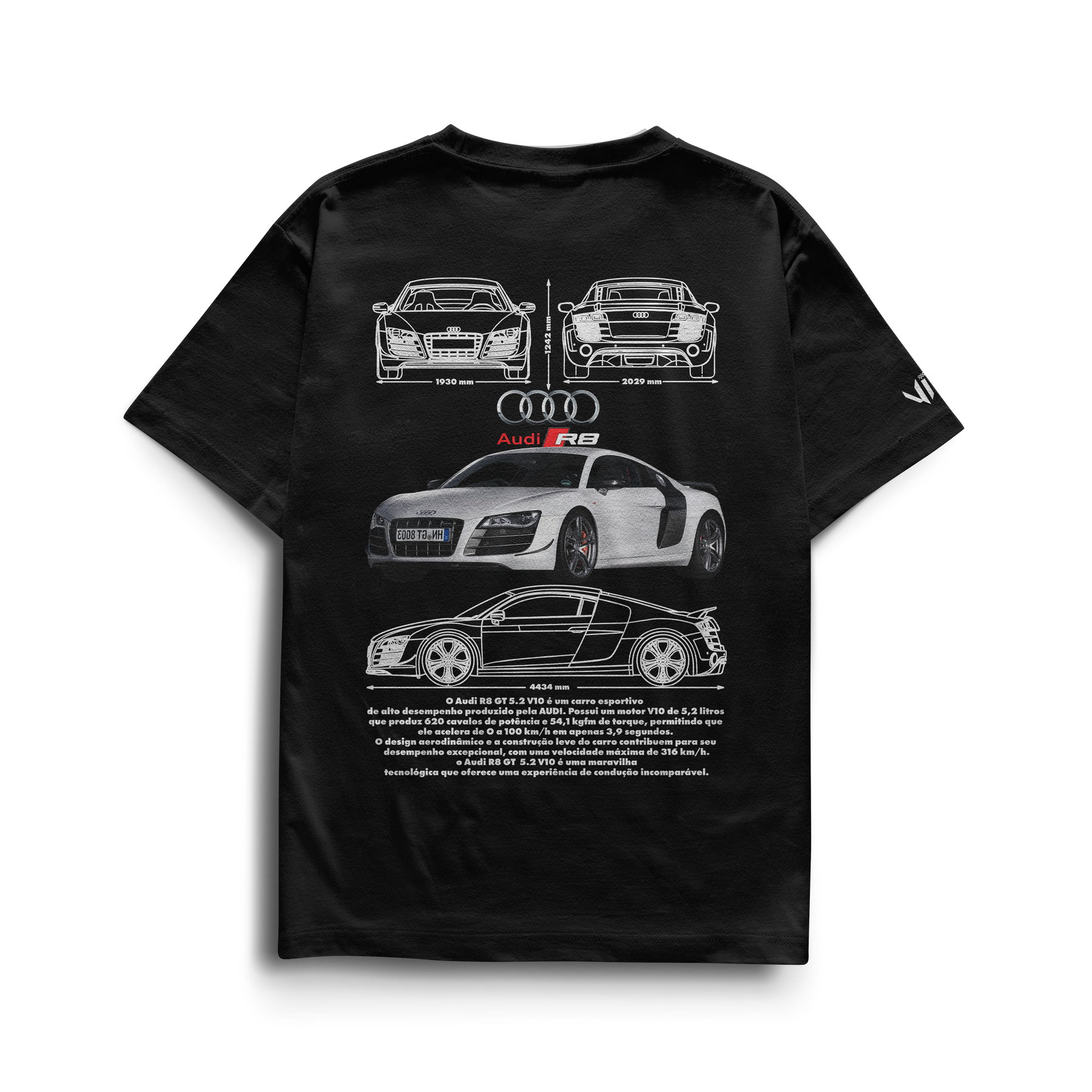 Camiseta Audi R8