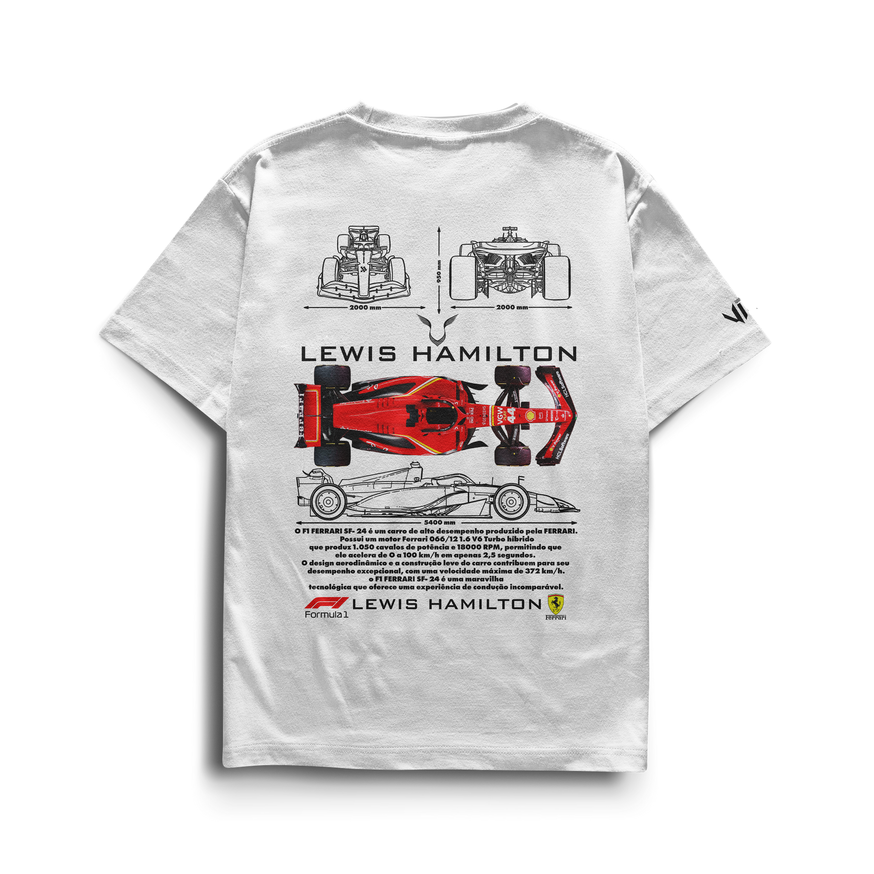 Camiseta Lewis Hamilton F1