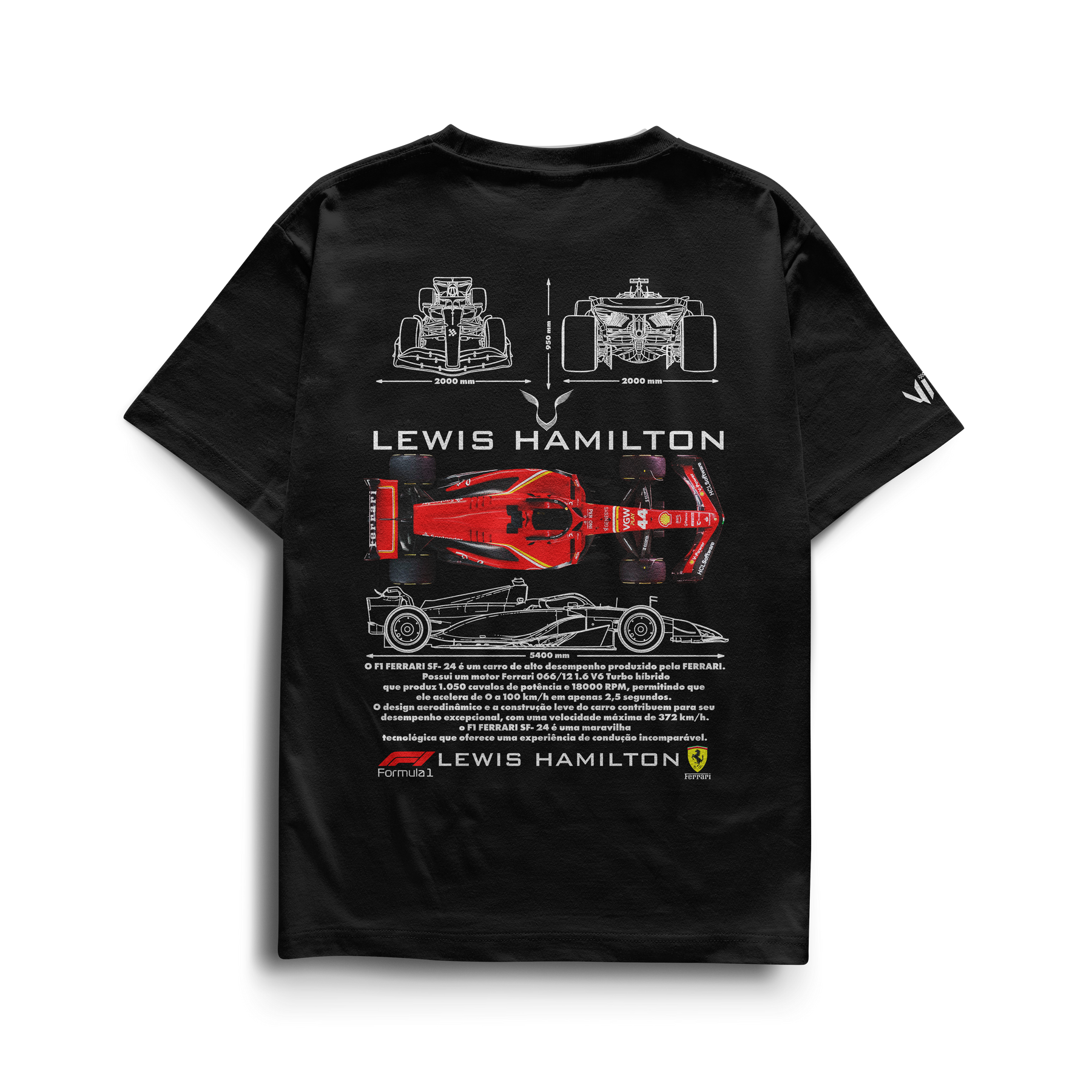 Camiseta Lewis Hamilton F1