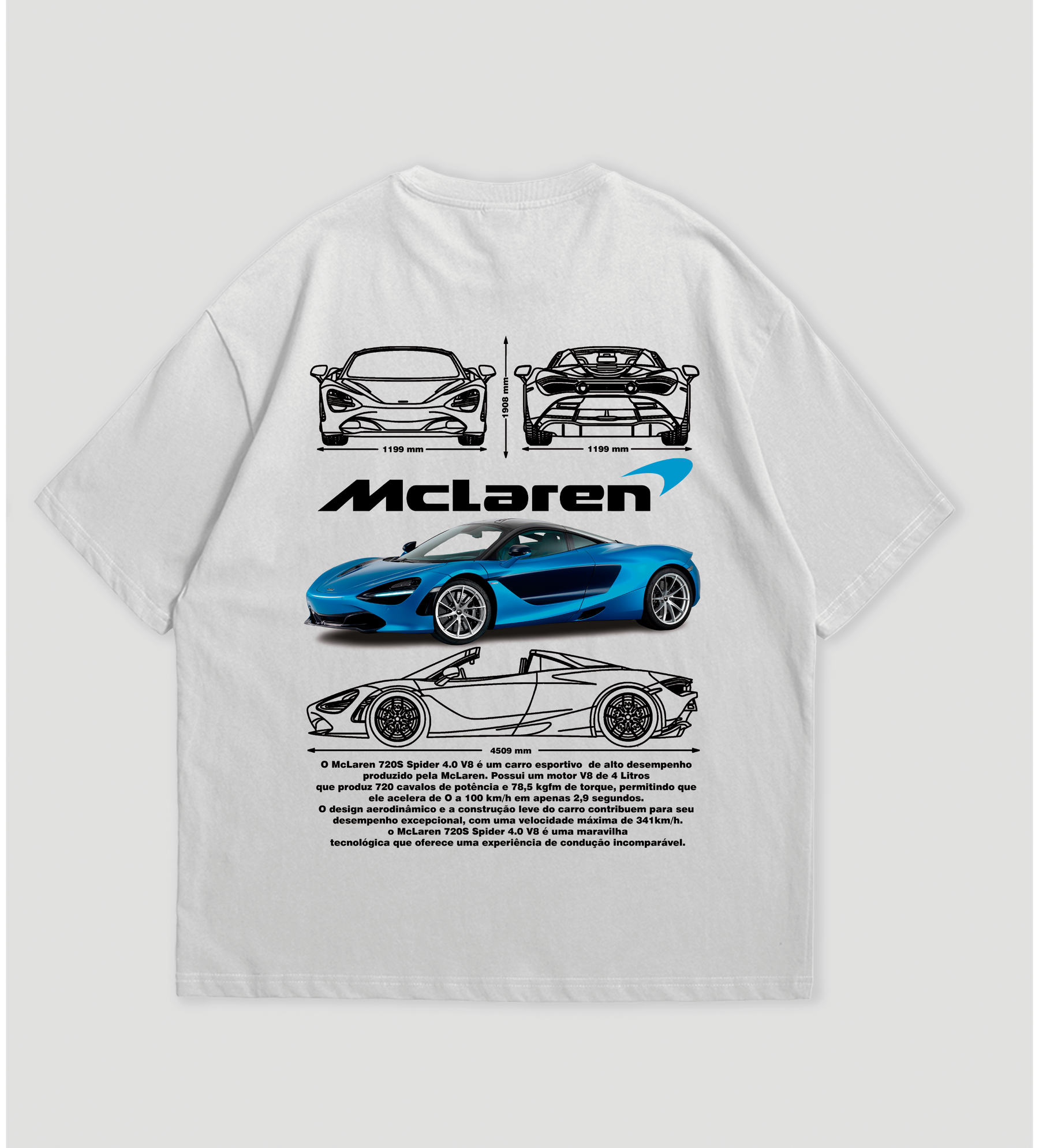 Camiseta Oversized McLaren