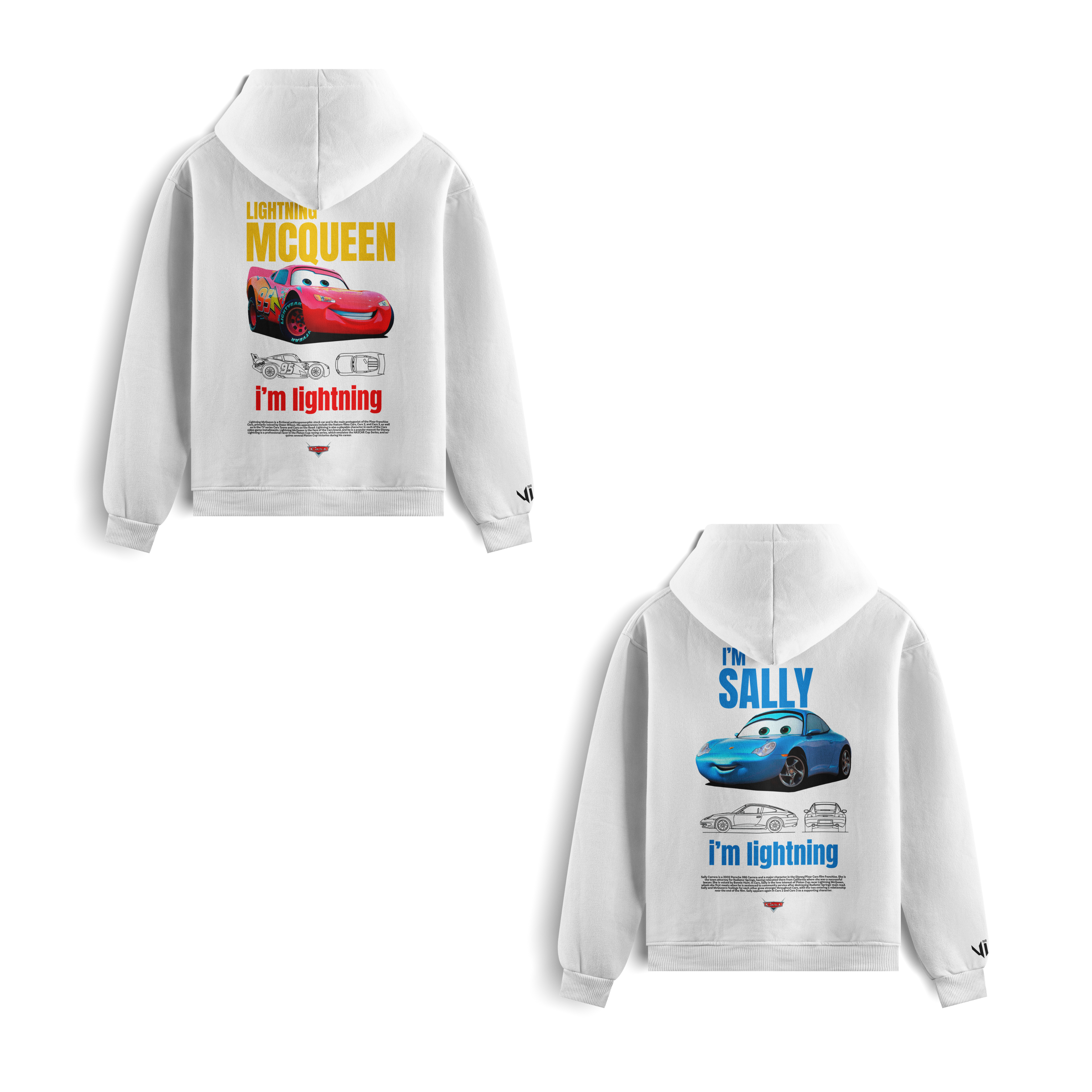 SALE Moletom Mcqueen e Sally Casal