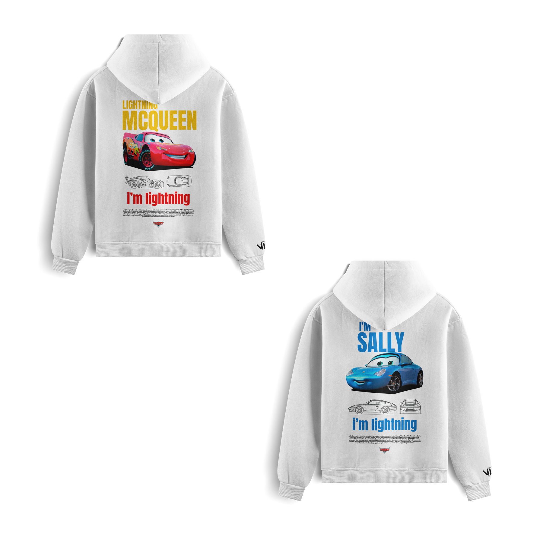 SALE Moletom Mcqueen e Sally Casal