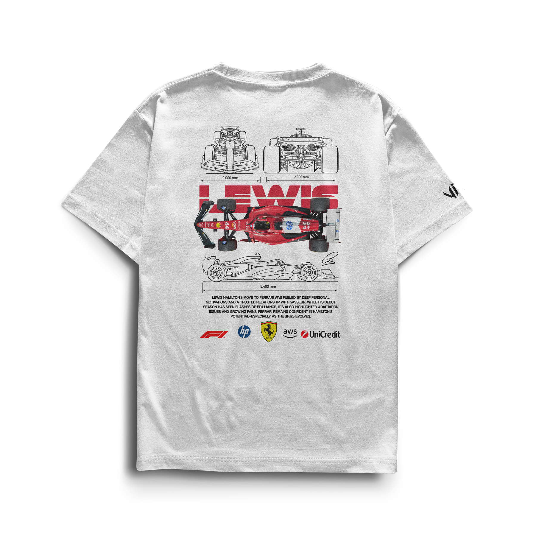Camiseta Lewis Hamilton