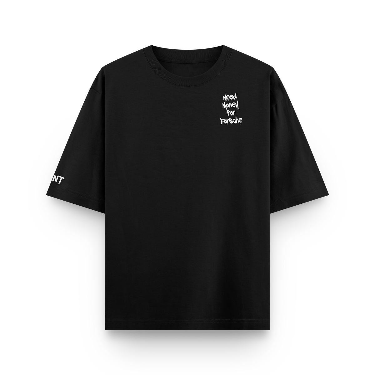 Camiseta Oversized Need Money For Porsche