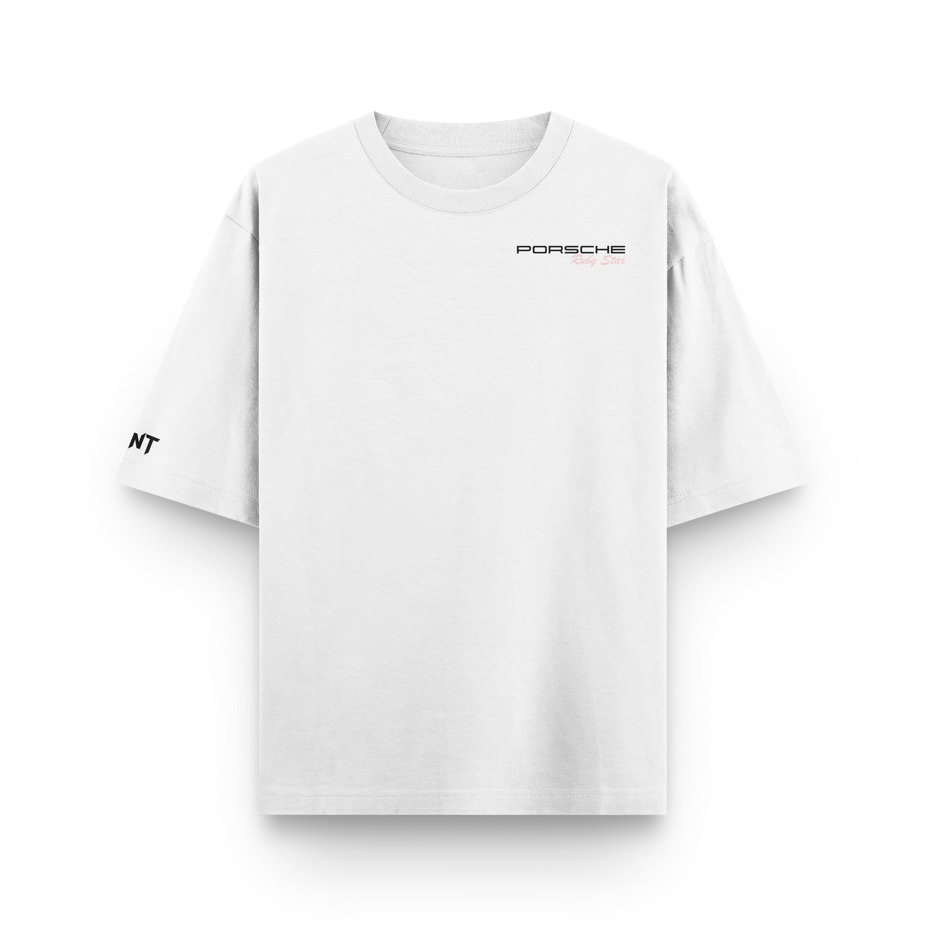 Camiseta Oversized Porsche Pink