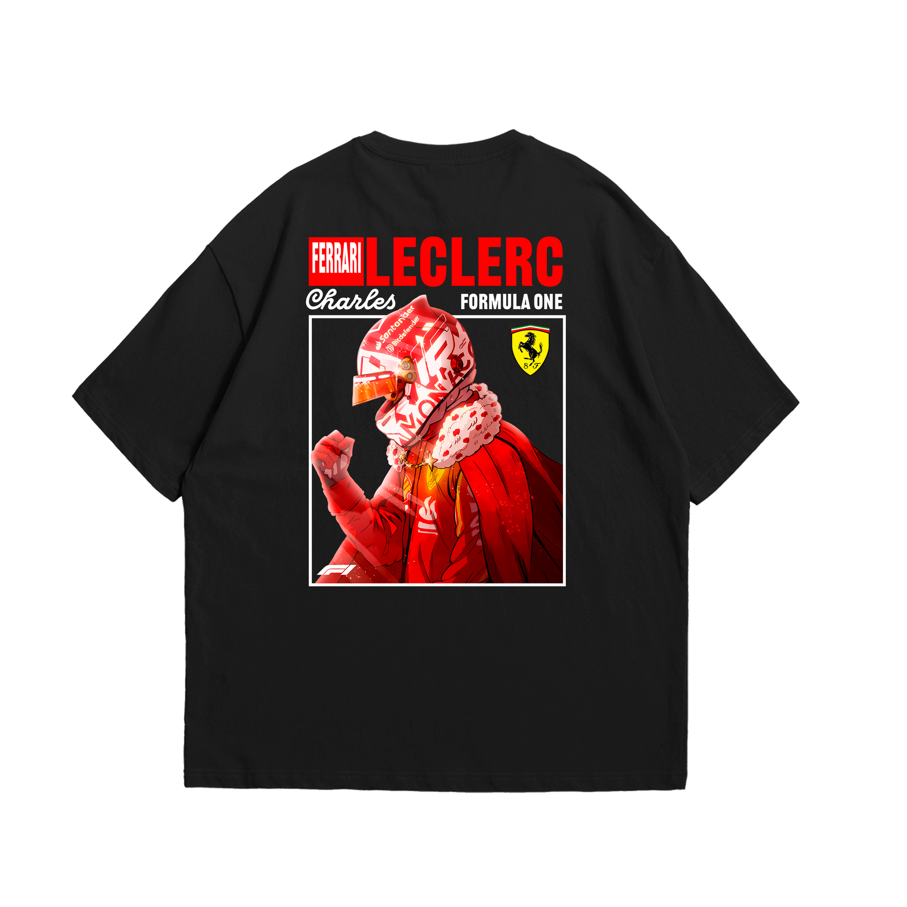 Camiseta Oversized Charles Leclerc