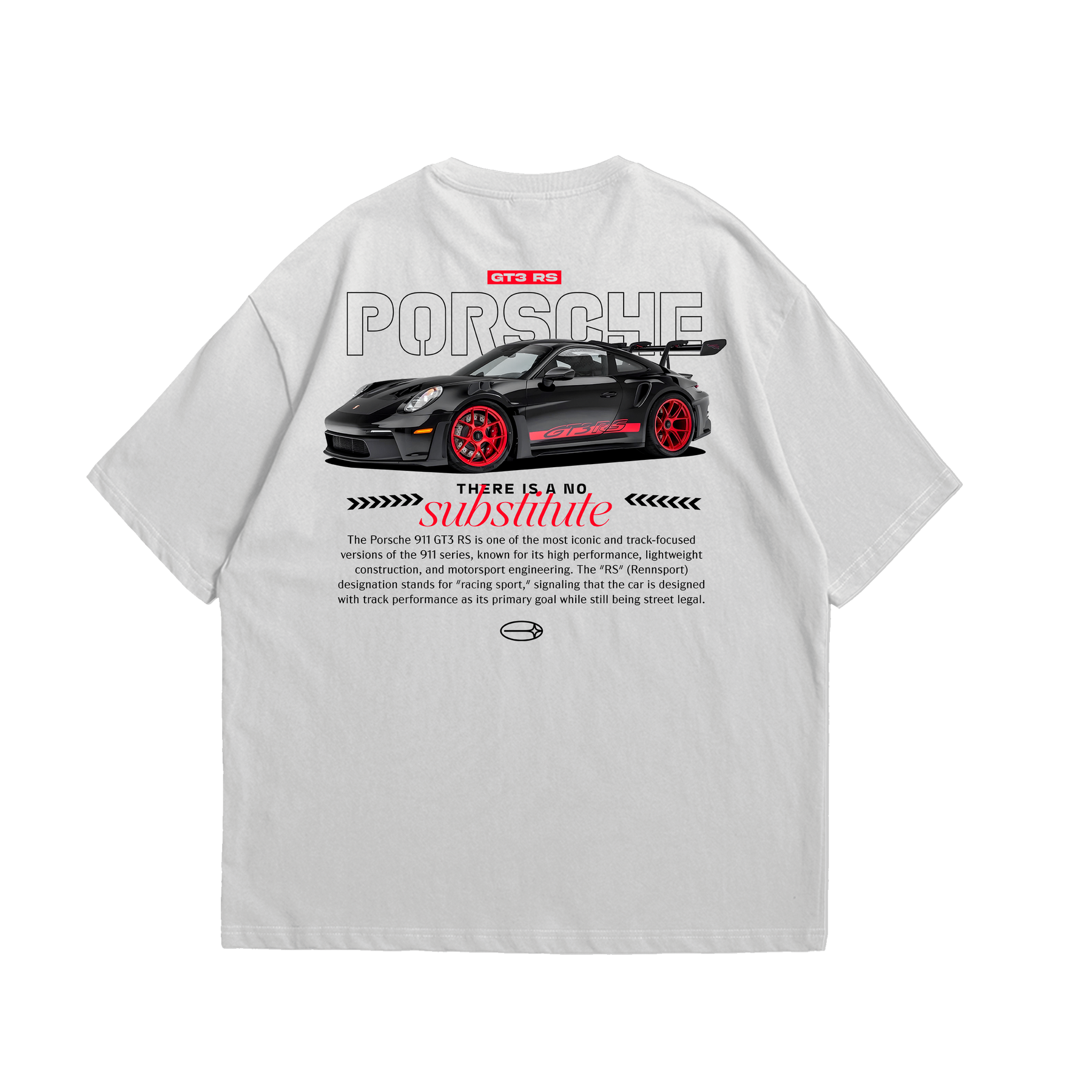 Camiseta Oversized Porsche GT3rs