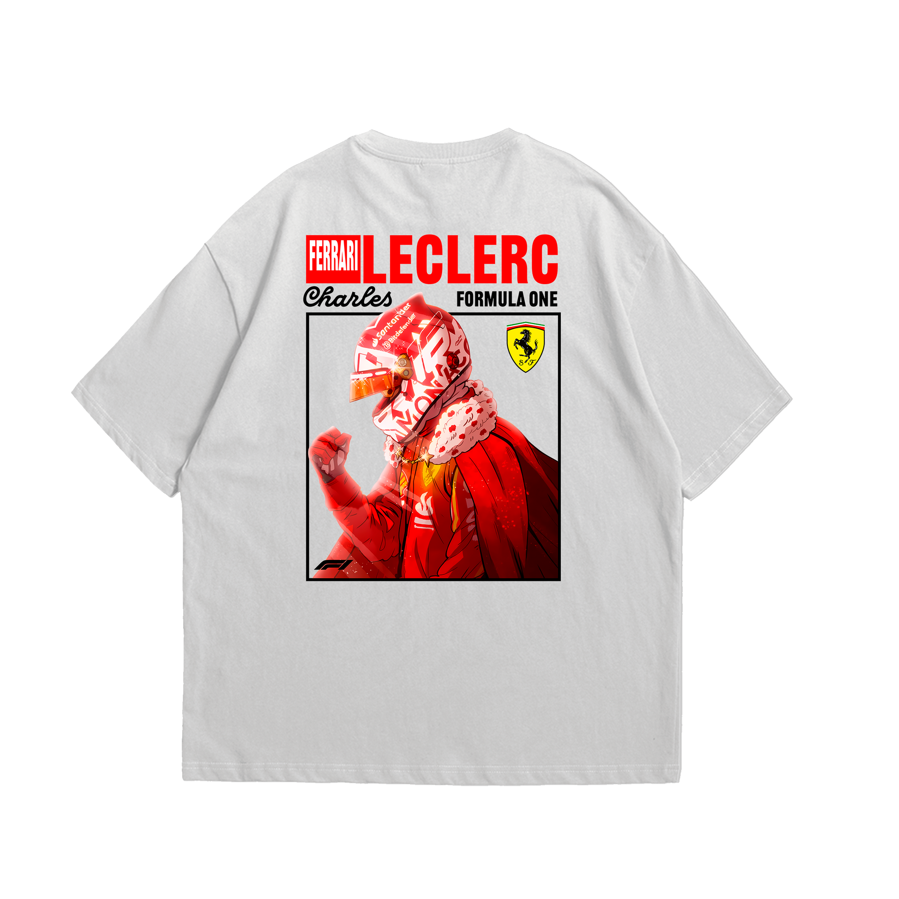 Camiseta Oversized Charles Leclerc