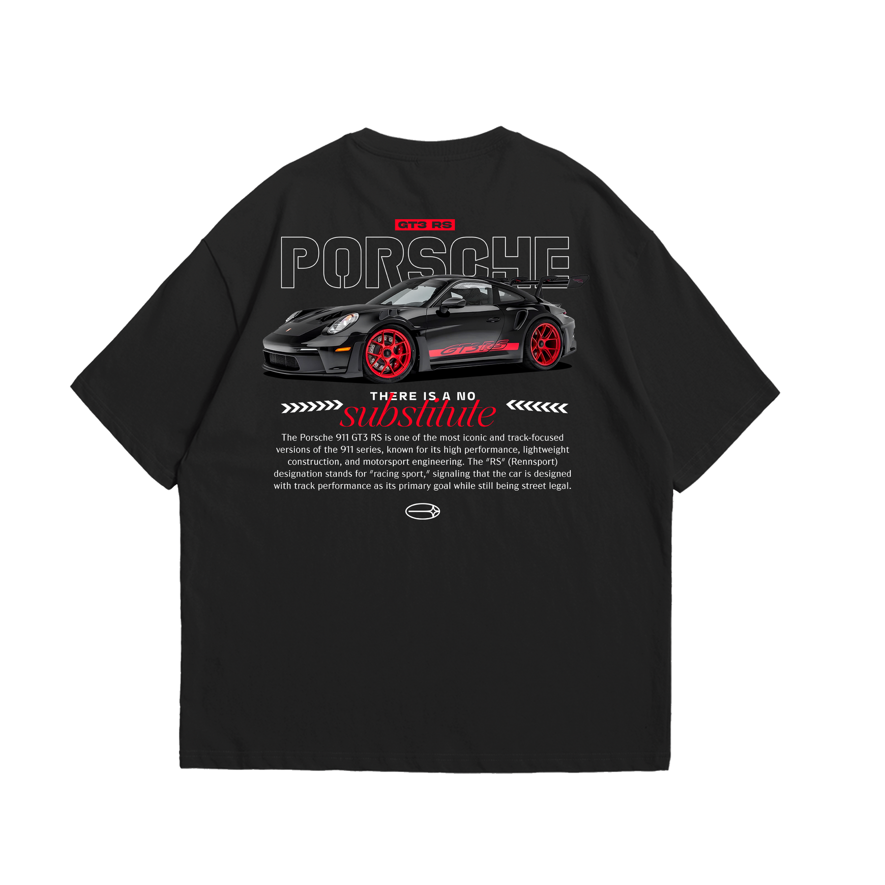 Camiseta Oversized Porsche GT3rs