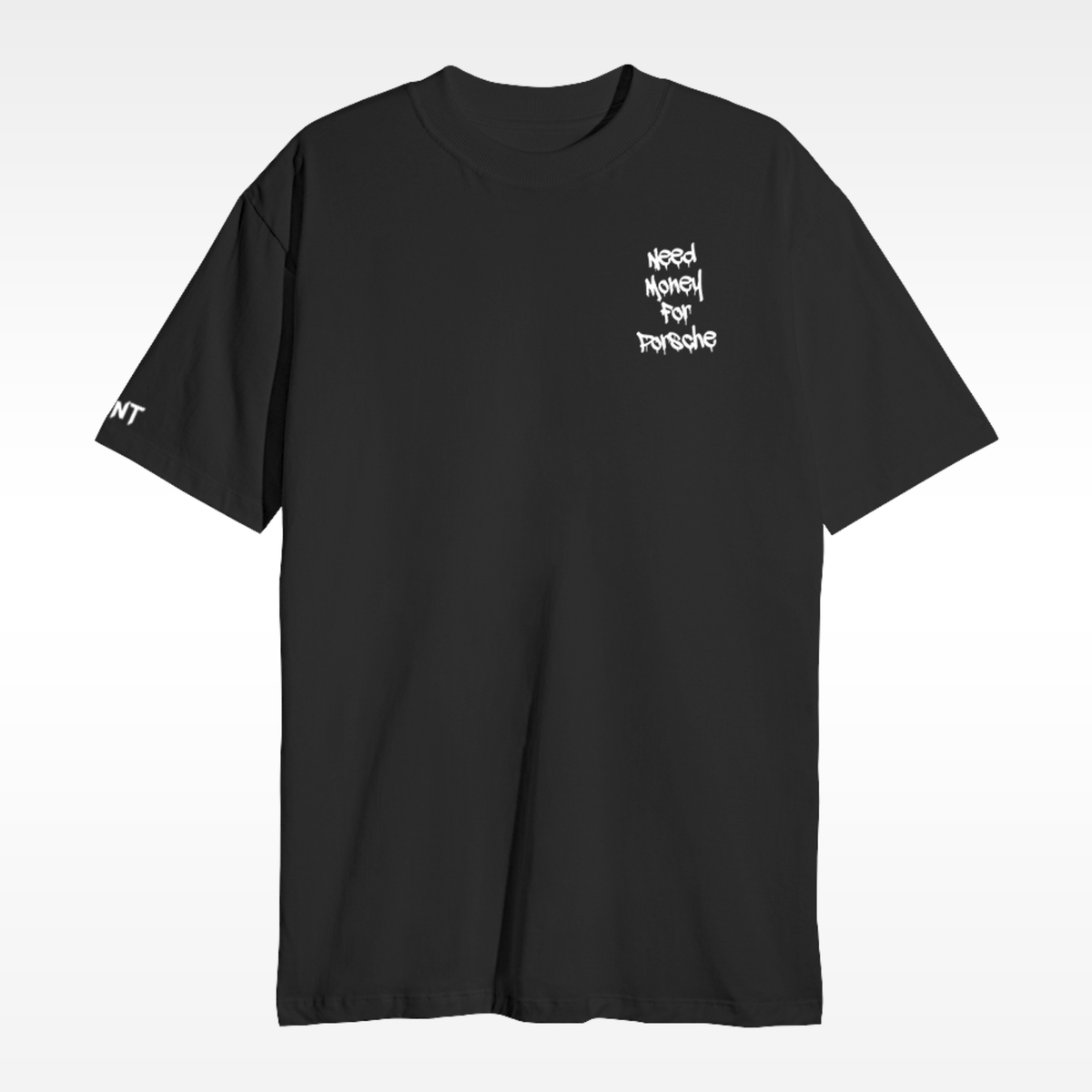 Camiseta Oversized Need Money For Porsche