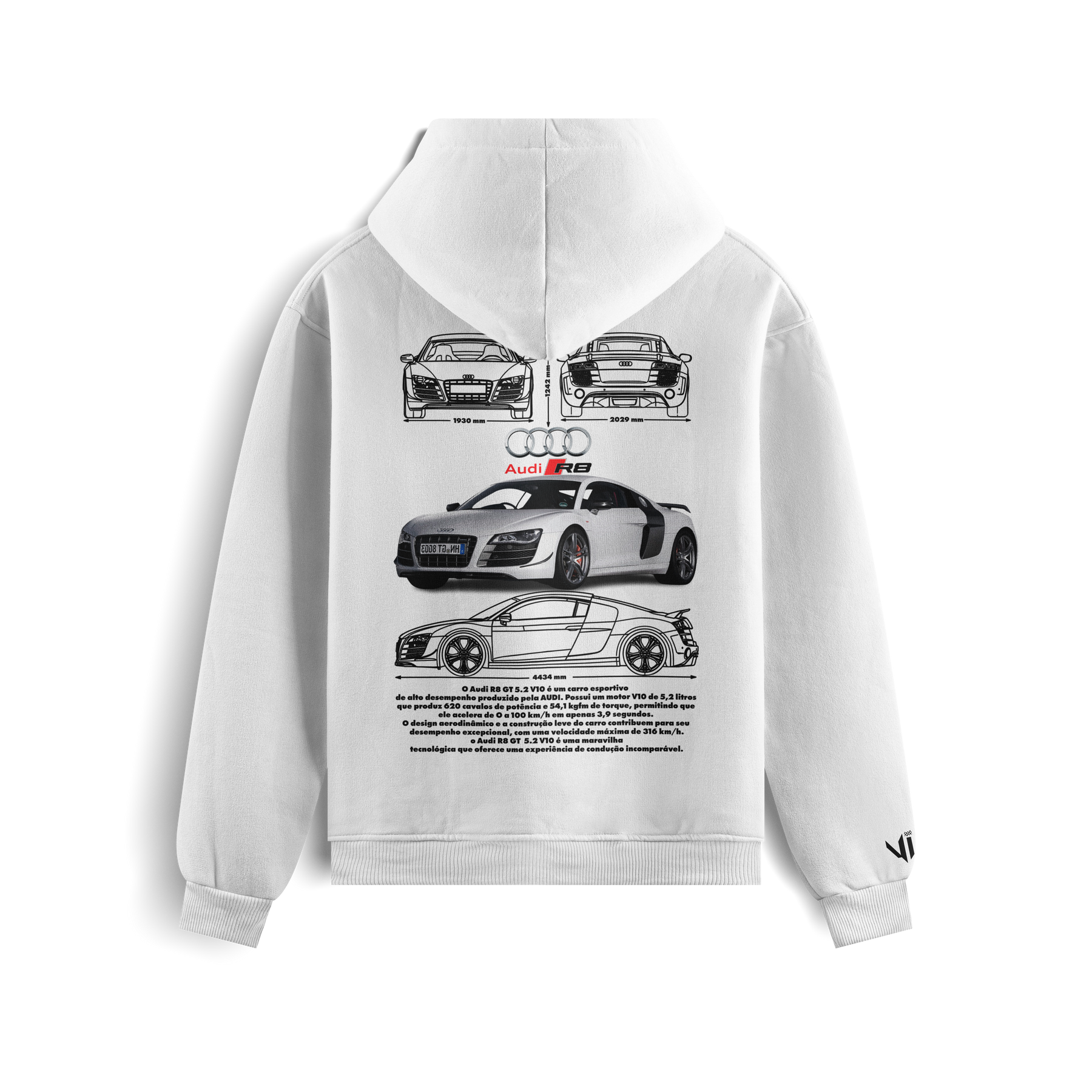 Moletom Audi R8