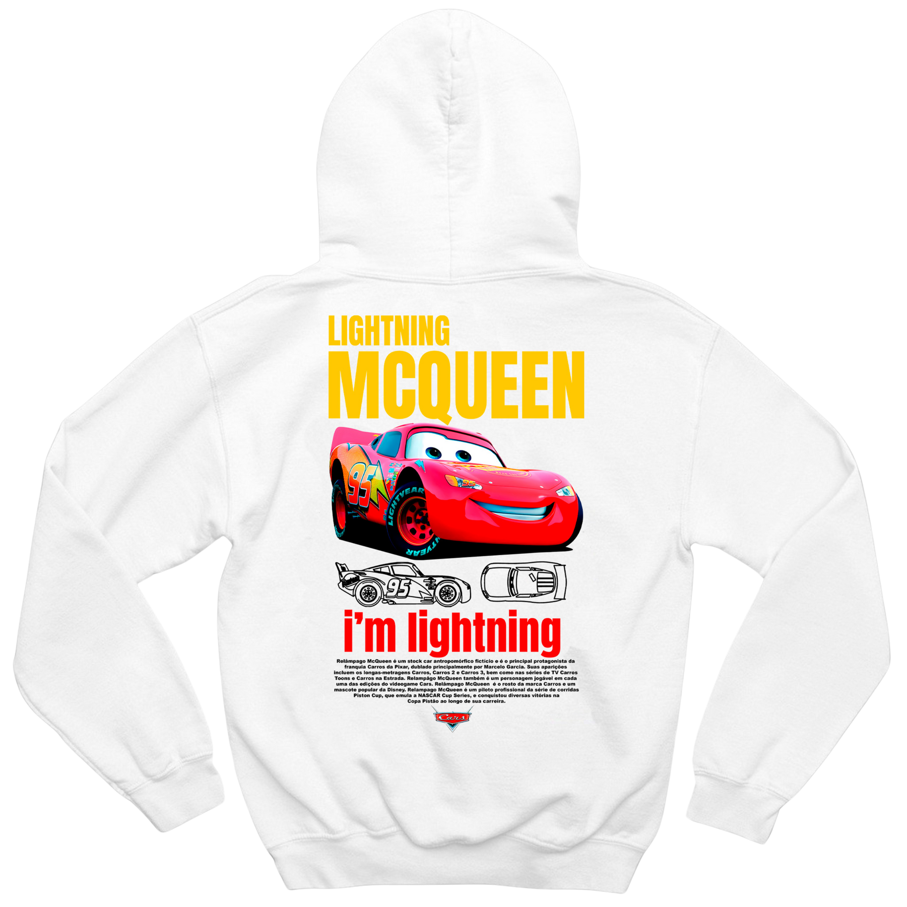 Kit Casal Moletons Mcqueen e Sally