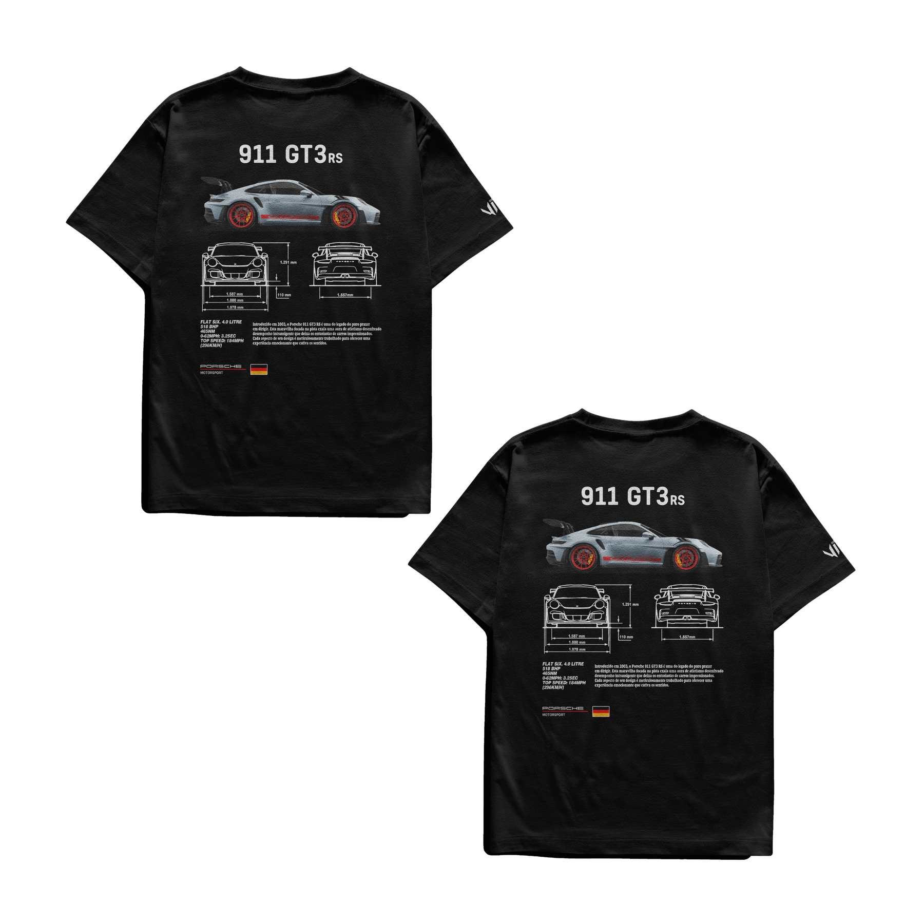 Camisetas Porsche Club e Porsche Club