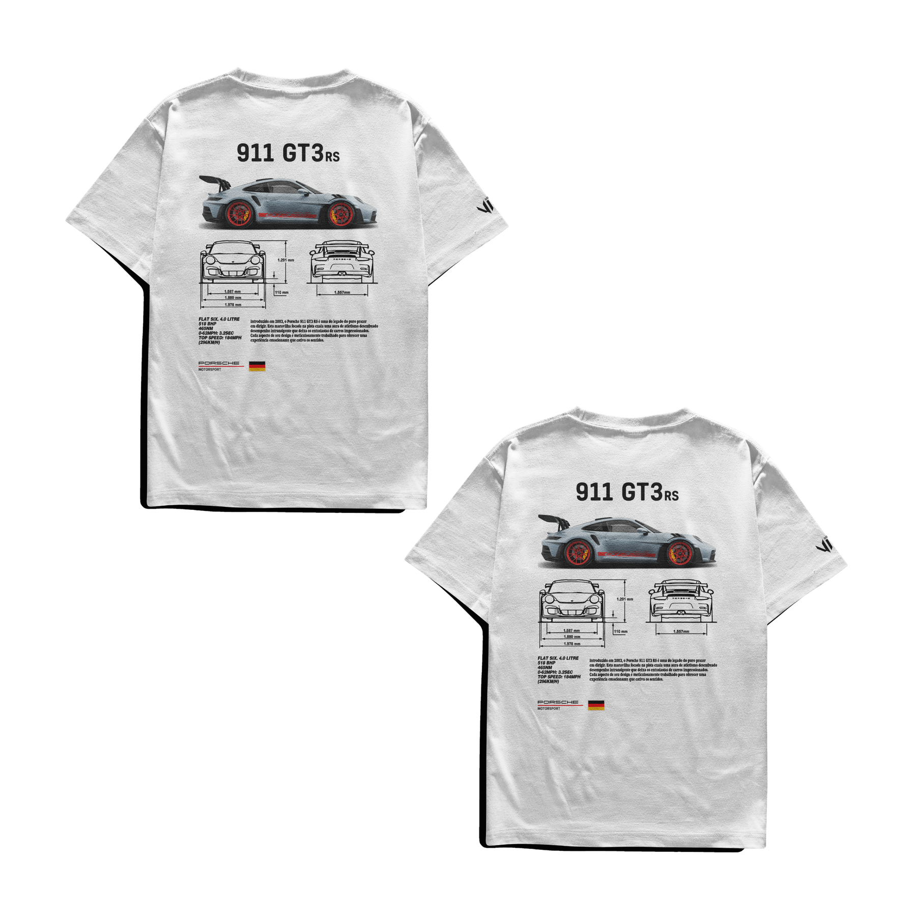 Camisetas Porsche Club e Porsche Club