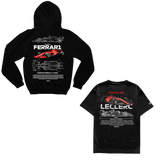 Moletom Ferrari Scuderia + Camiseta Charles Leclerc