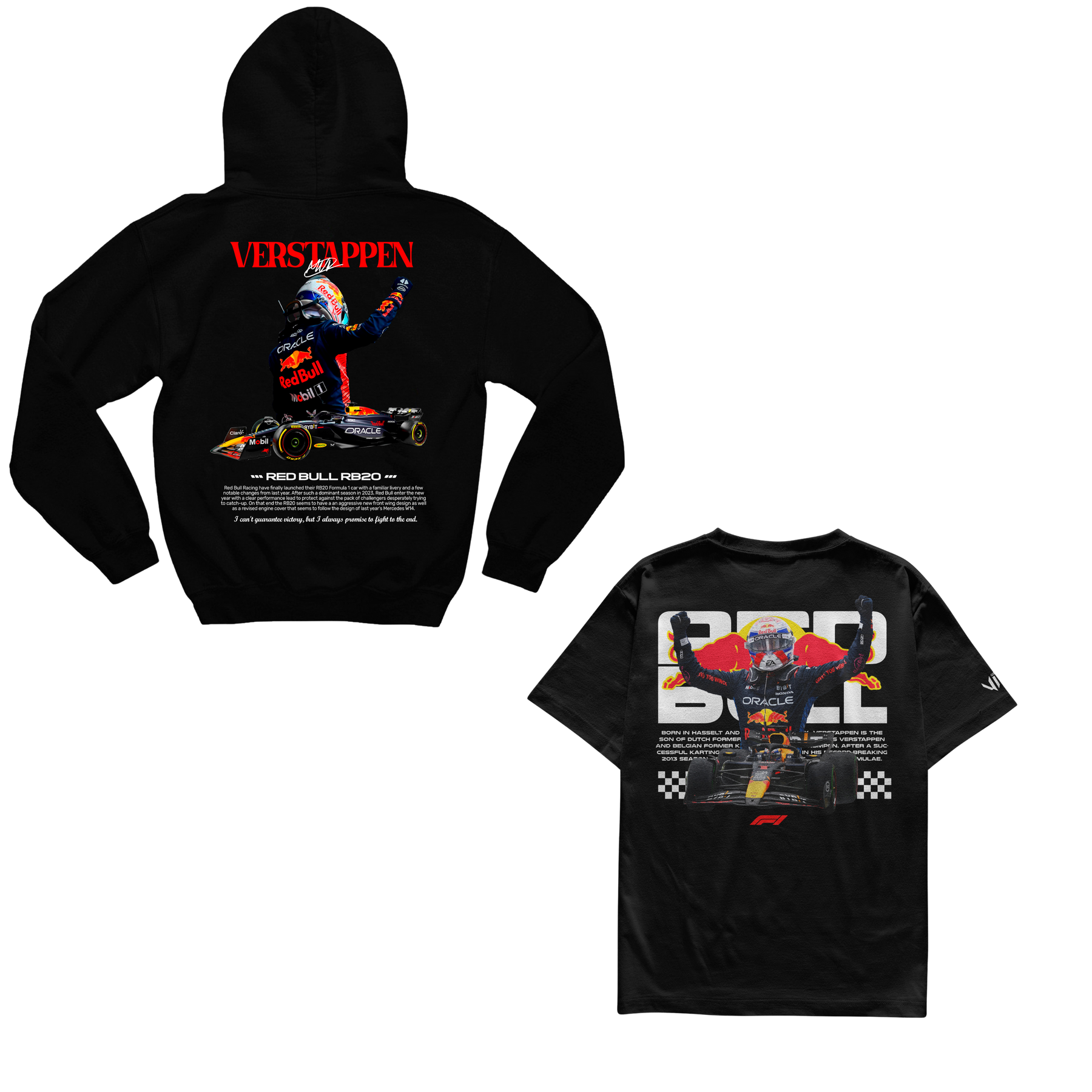 Moletom Verstappen + Camiseta Red Bull Verstappen