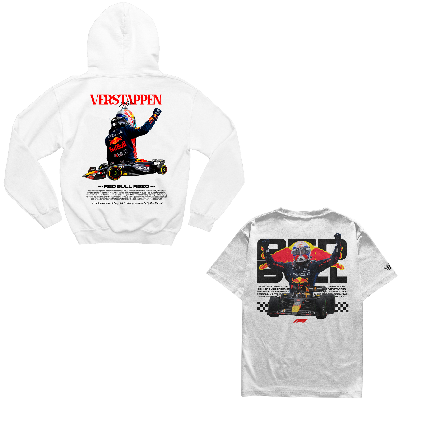 Moletom Verstappen + Camiseta Red Bull Verstappen