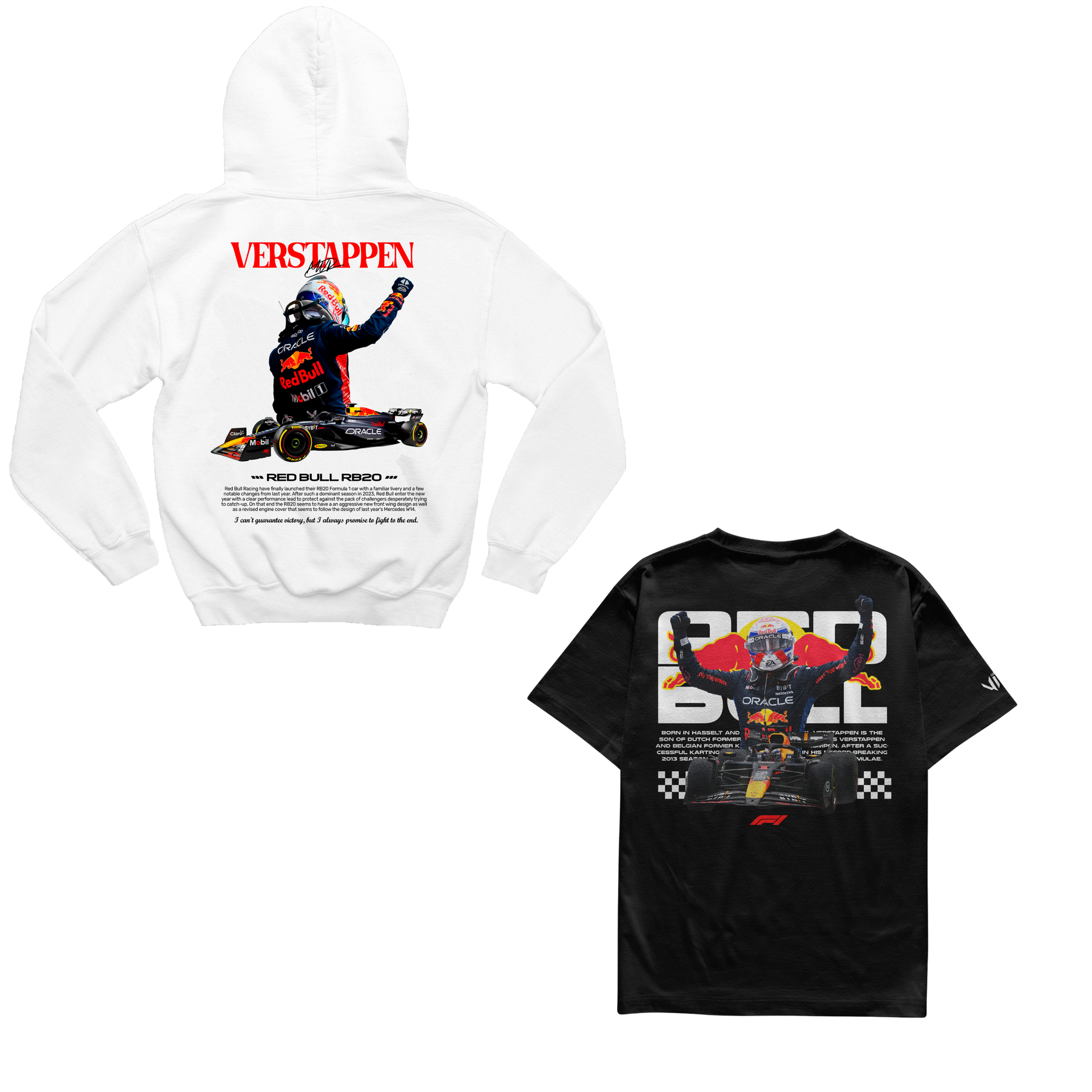 Moletom Verstappen + Camiseta Red Bull Verstappen