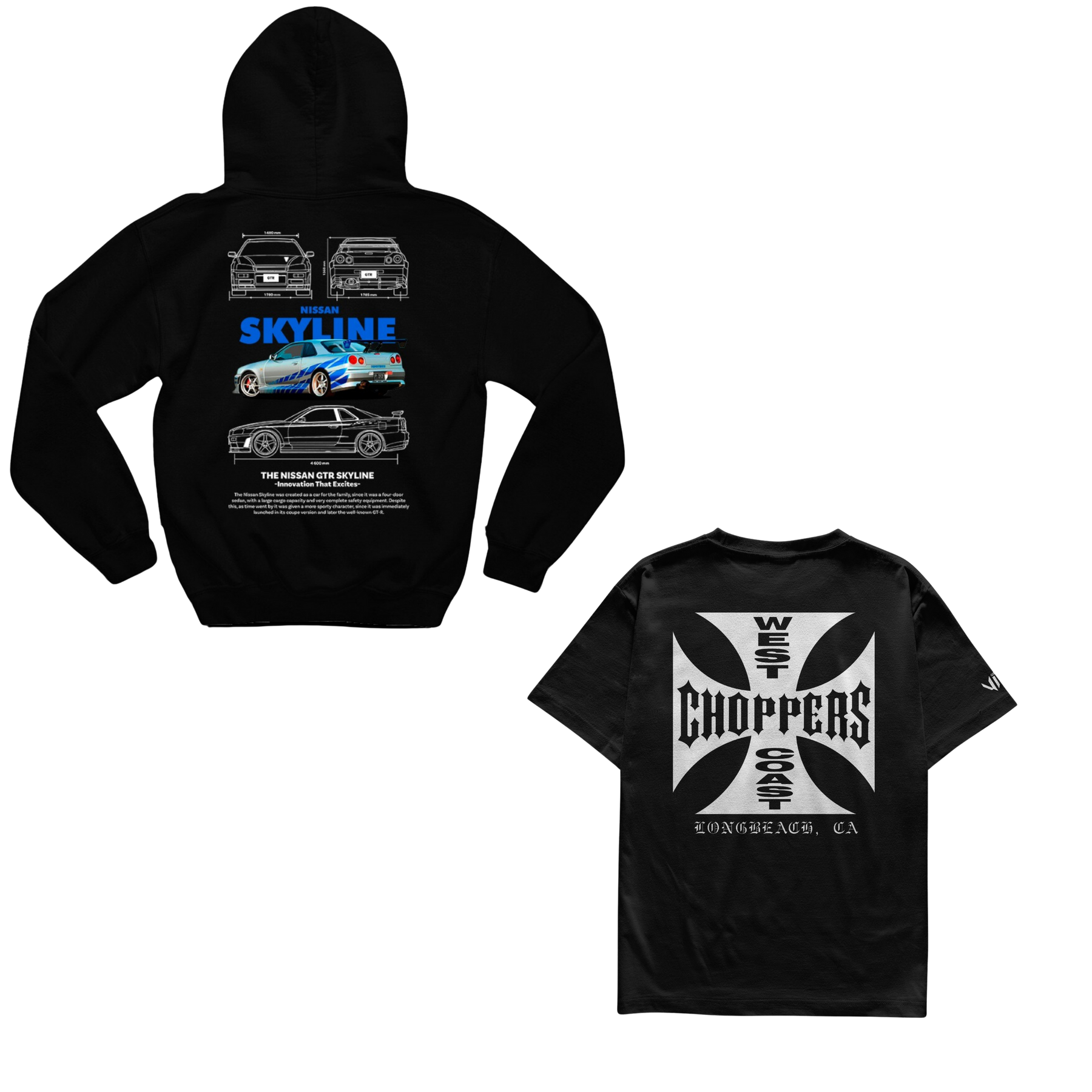 Moletom Skyline + Camiseta Brian