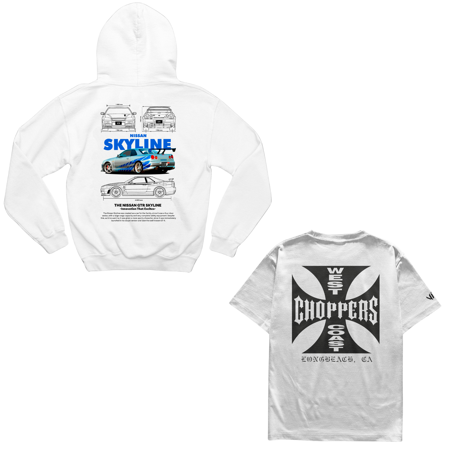 Moletom Skyline + Camiseta Brian
