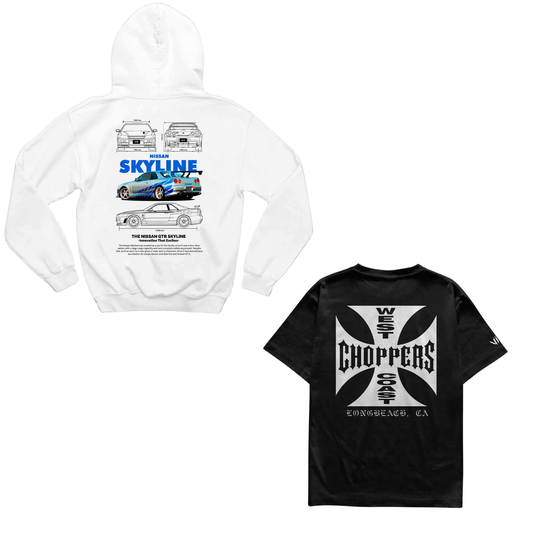 Moletom Skyline + Camiseta Brian