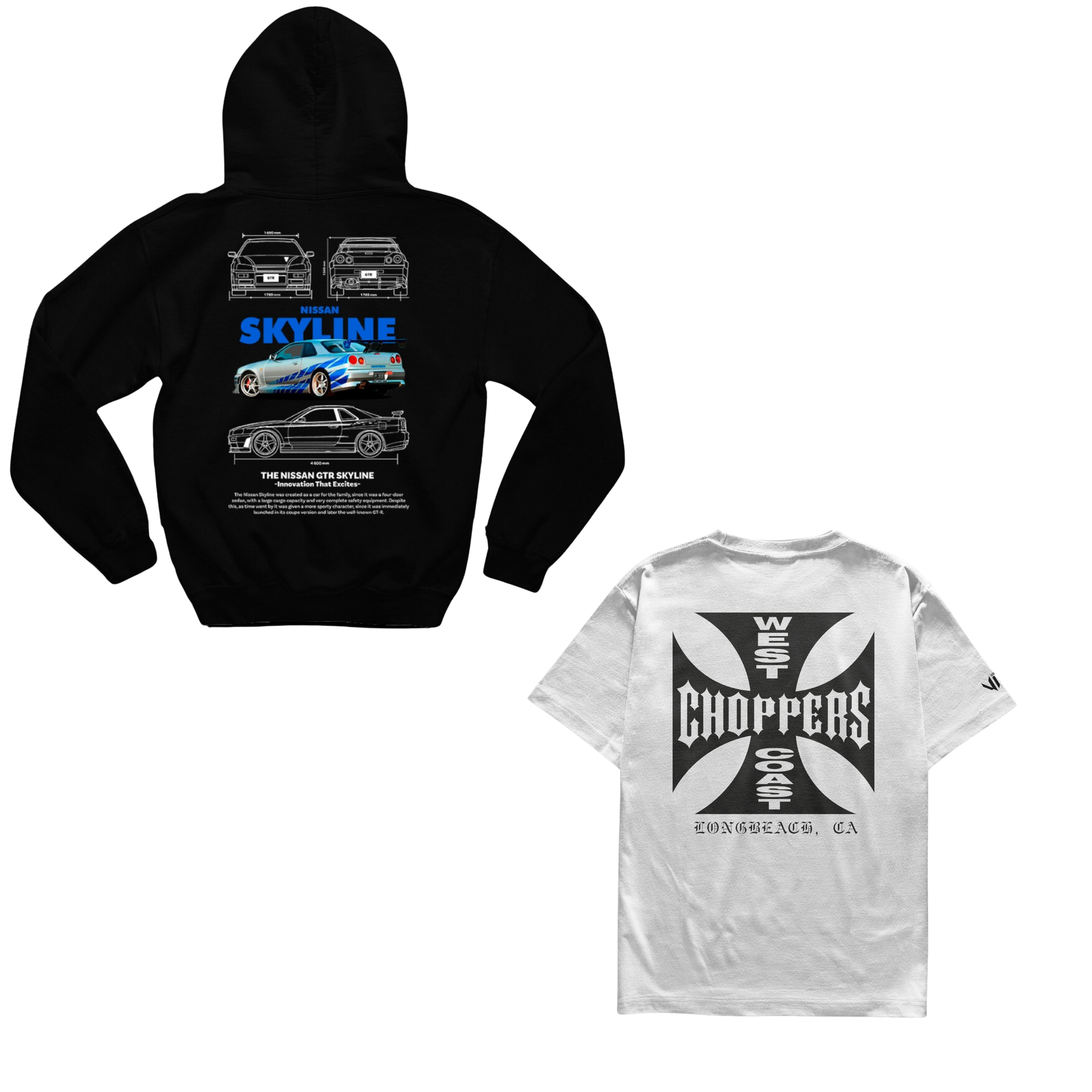 Moletom Skyline + Camiseta Brian
