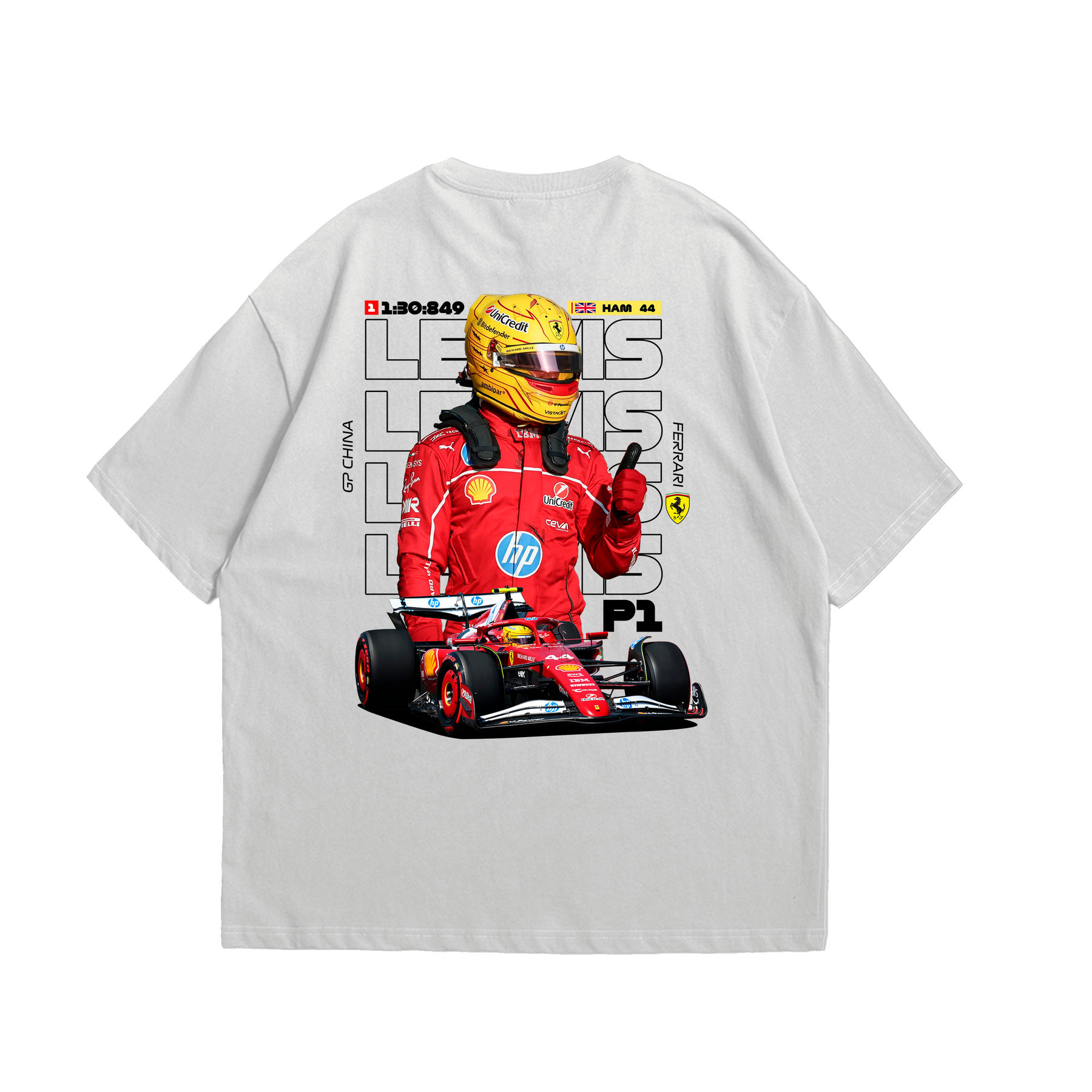 Camiseta Oversized Lewis Hamilton