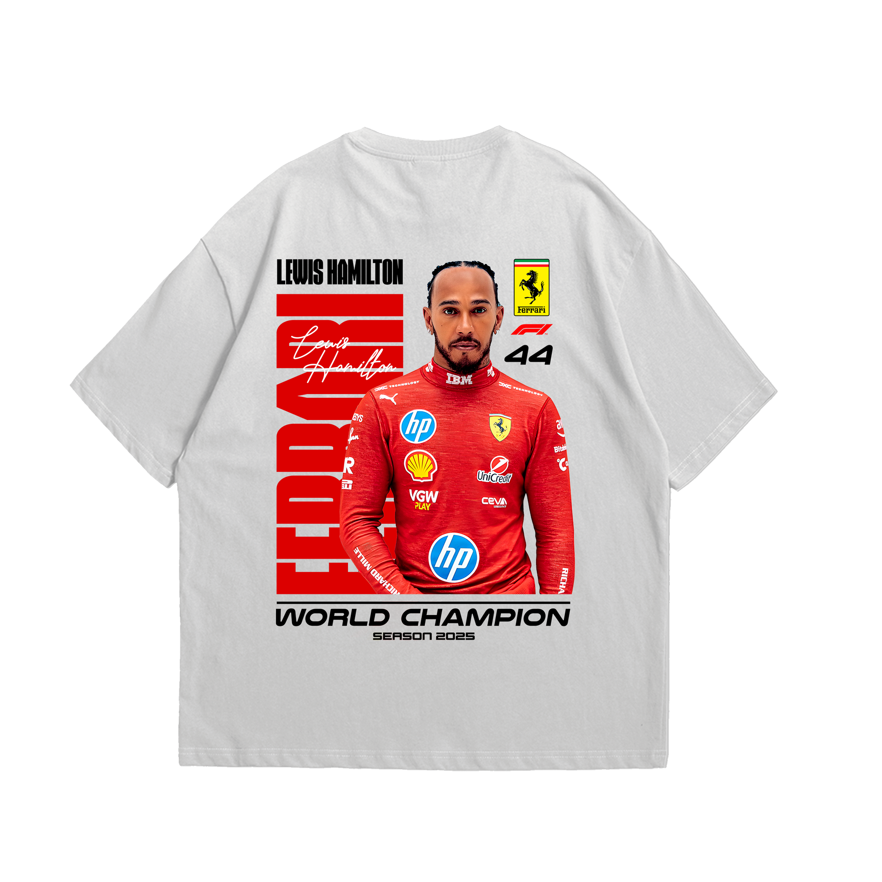 Camiseta Oversized Lewis Hamilton