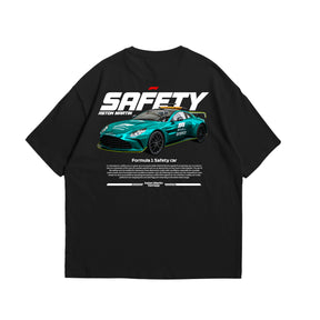 Camiseta Oversized Aston Martin Safety F1