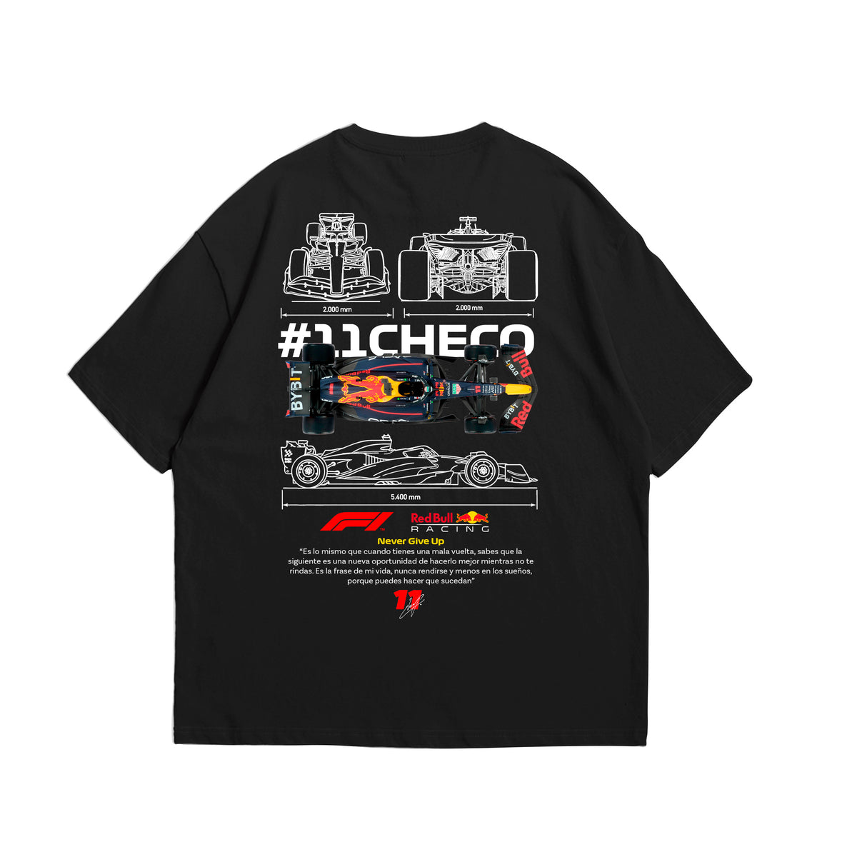 Camiseta Oversized Checo Pérez F1