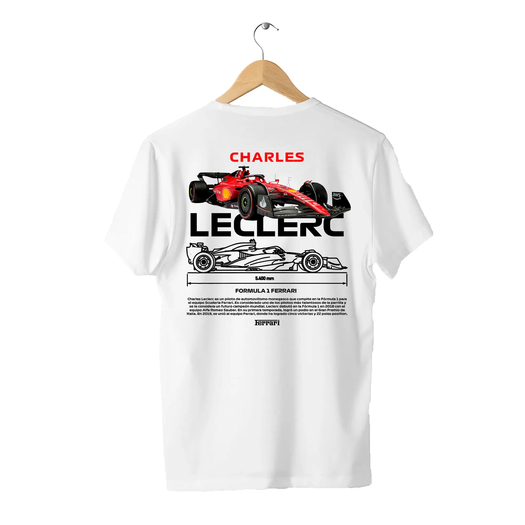 Camiseta Charles Leclerc F1