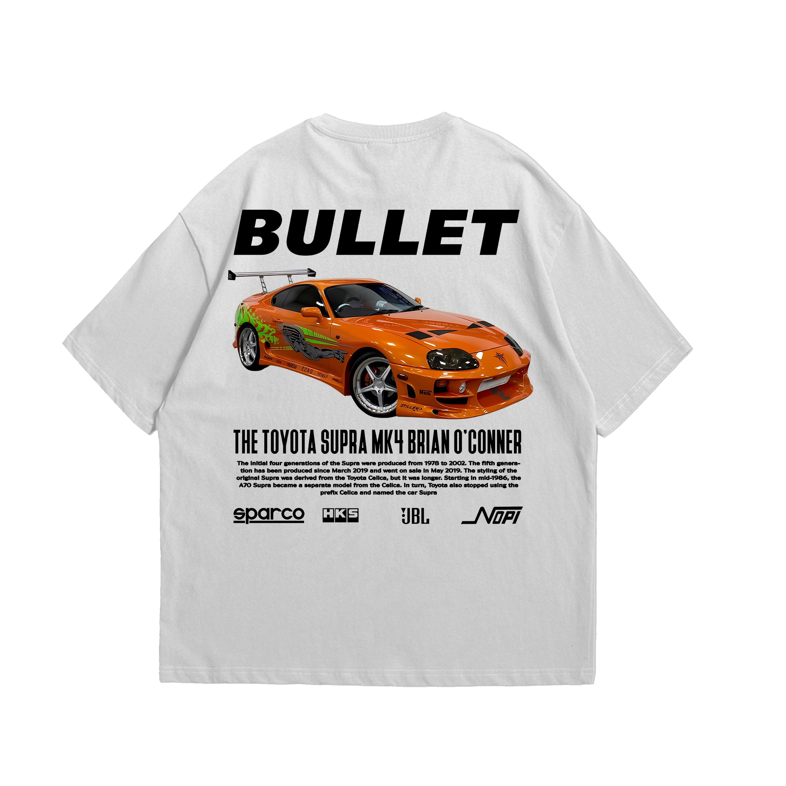 Camiseta Oversized Bullet Supra