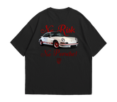 Camiseta Oversized No Risk No Porsche