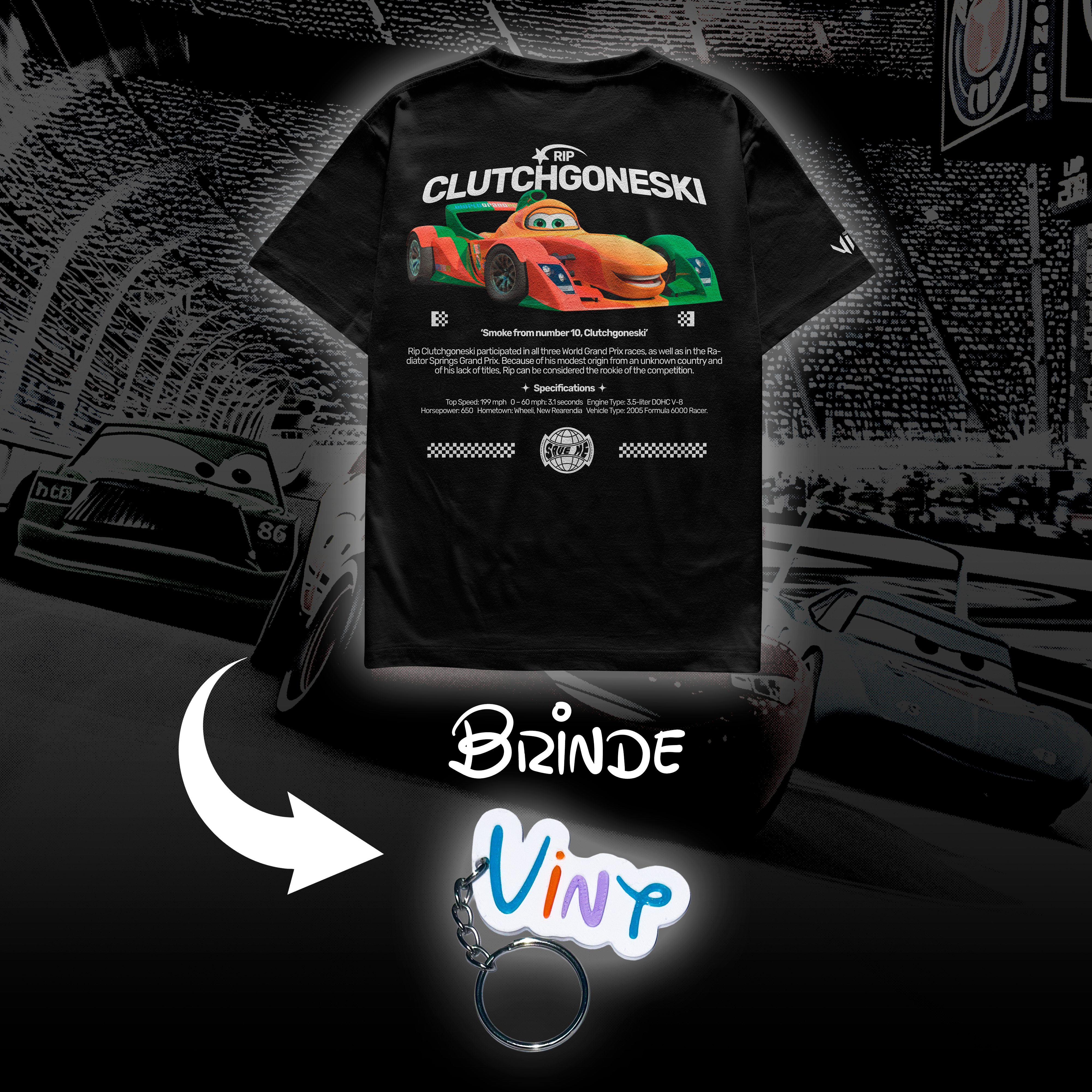 Camiseta Clutchgoneski Cars