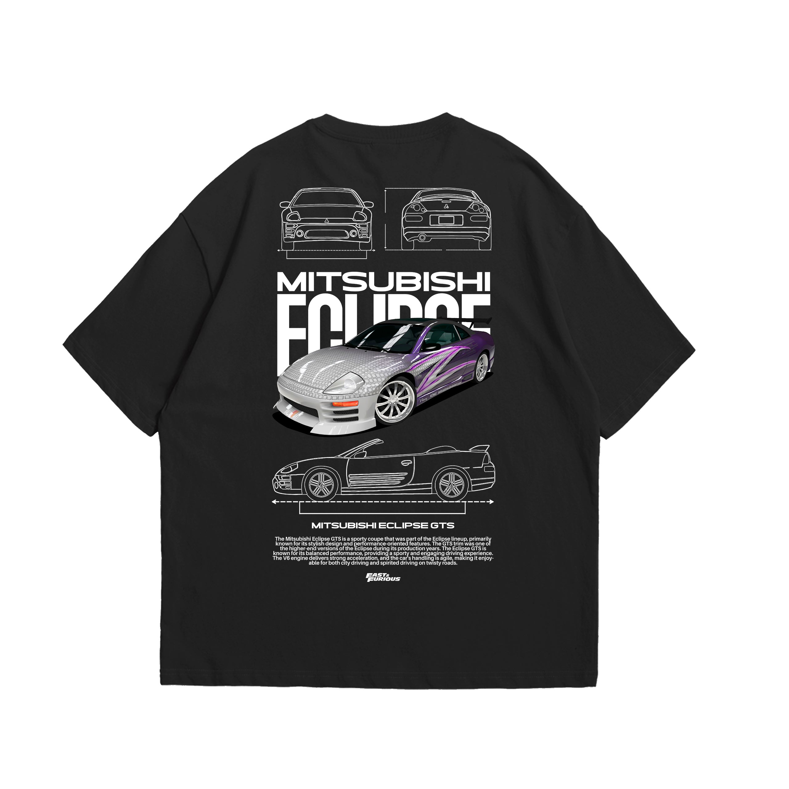 Camiseta Oversized Eclipse Gts