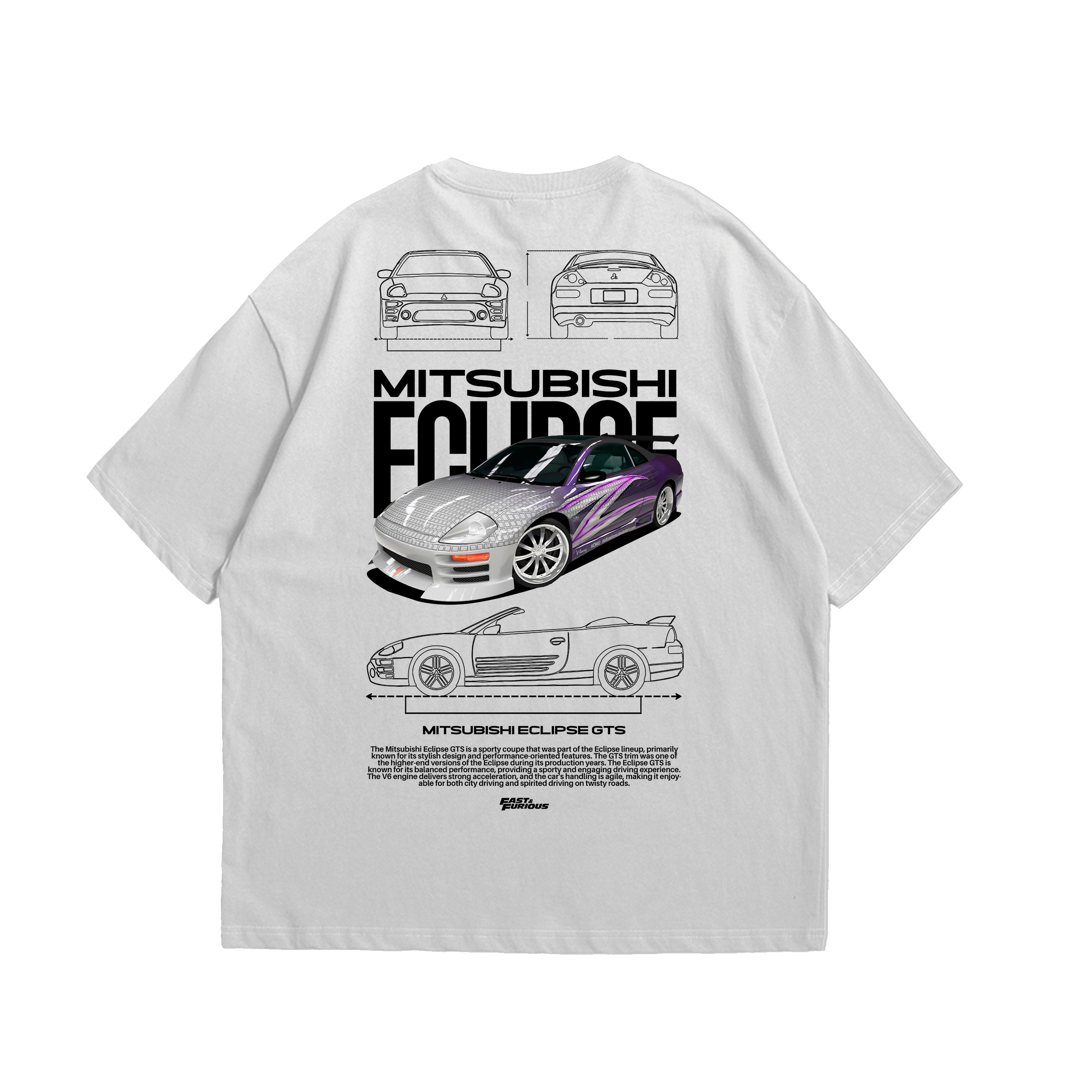 Camiseta Oversized Eclipse Gts