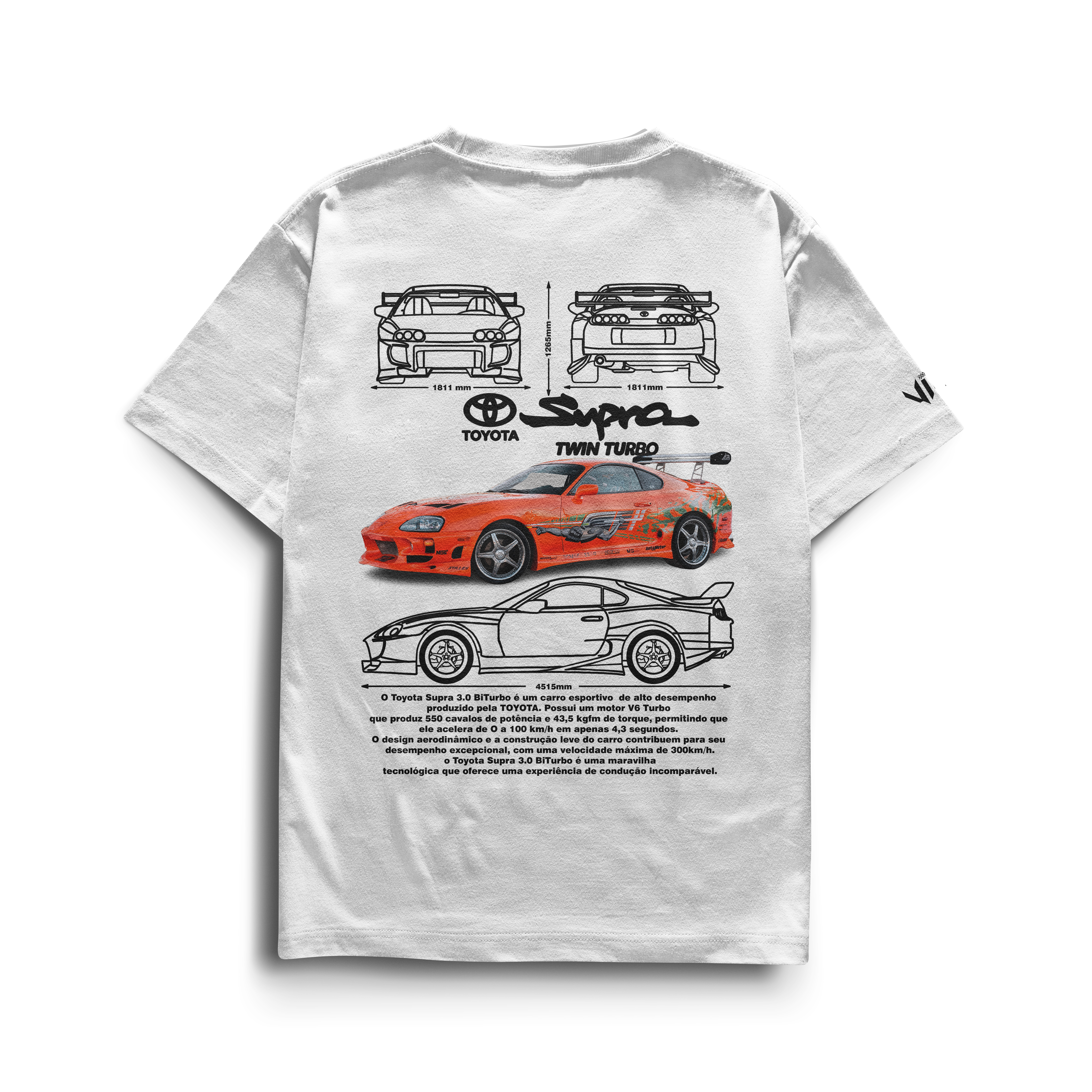 Camiseta Supra Twin Turbo