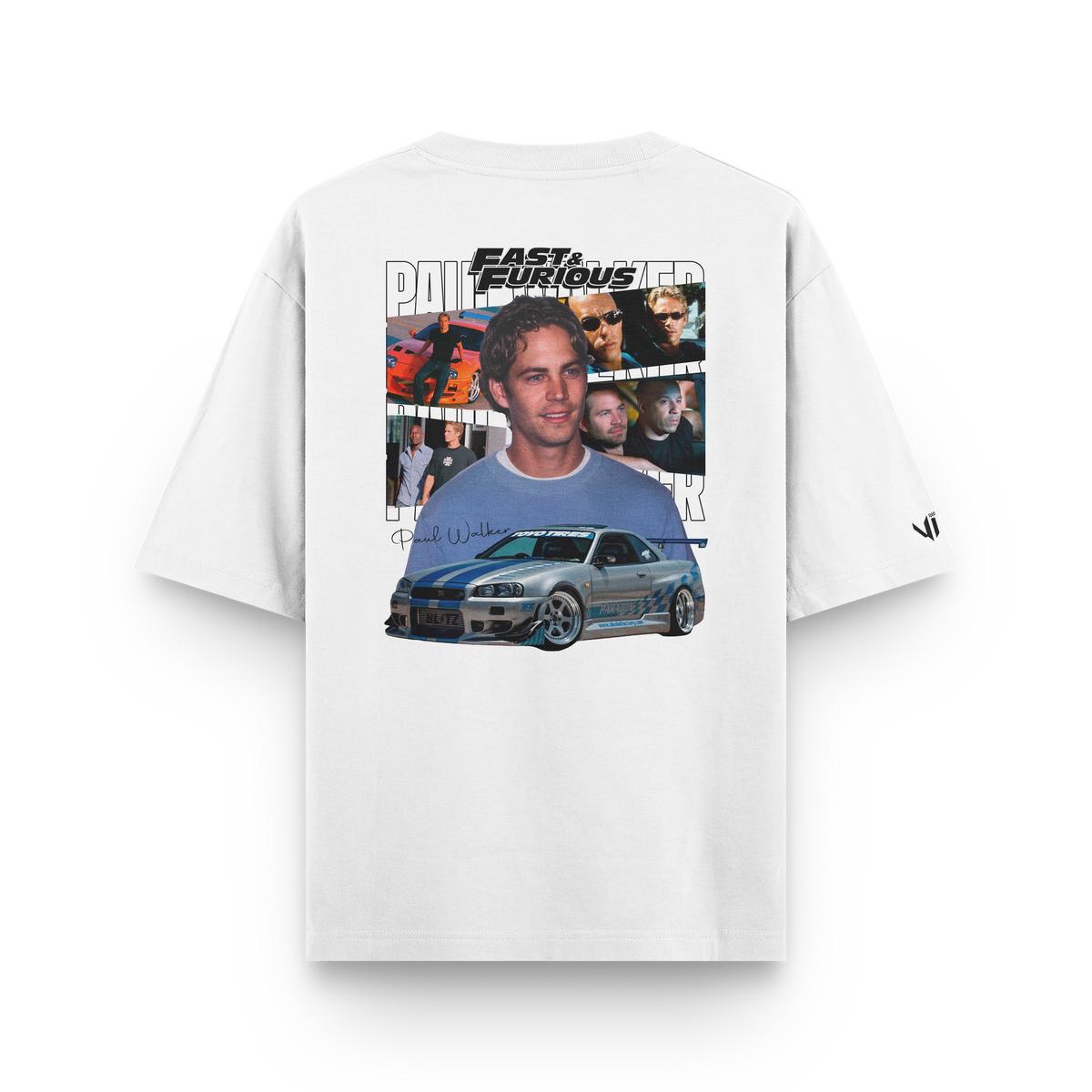 Camiseta Oversized Paul Walker