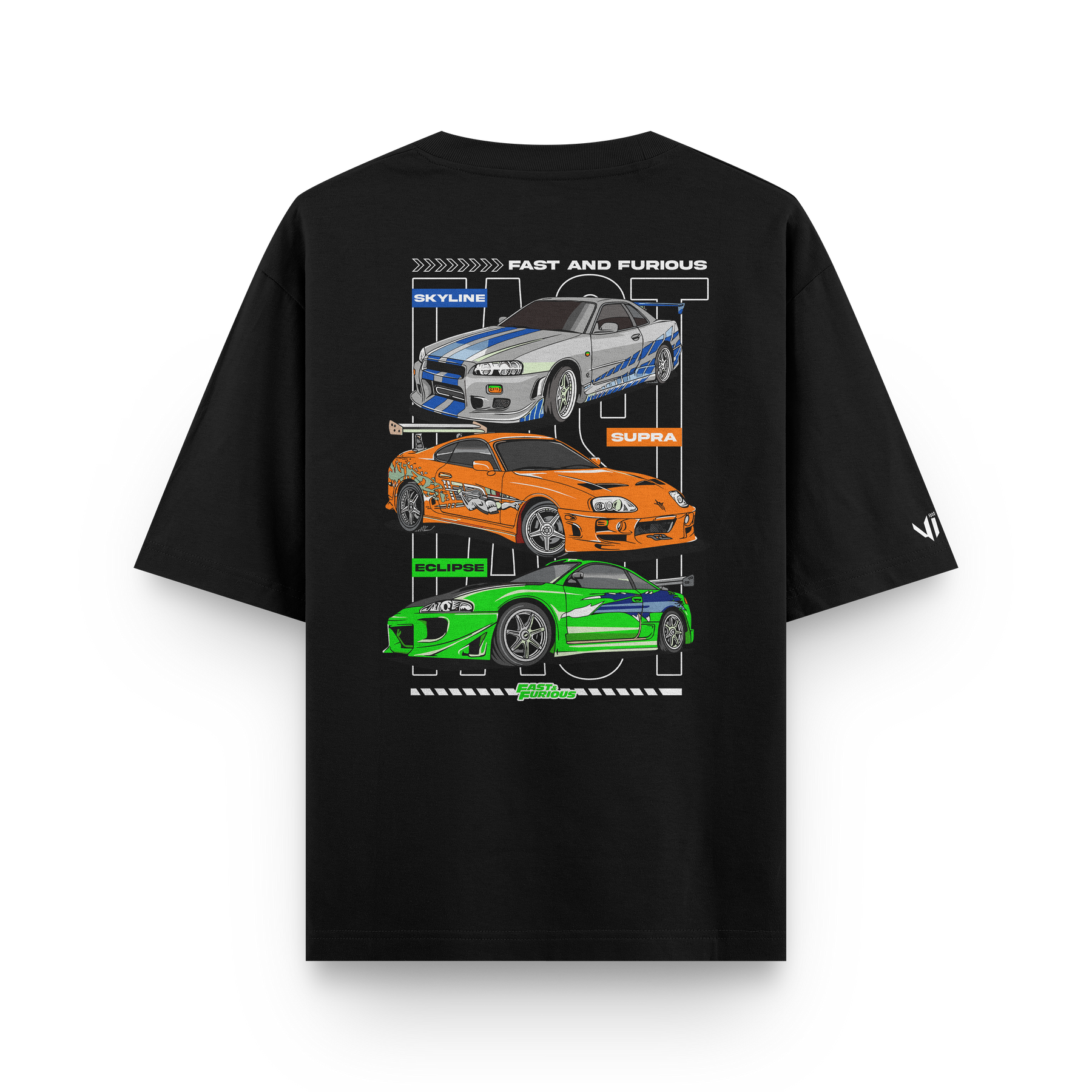 Camiseta Oversized Velozes e Furiosos