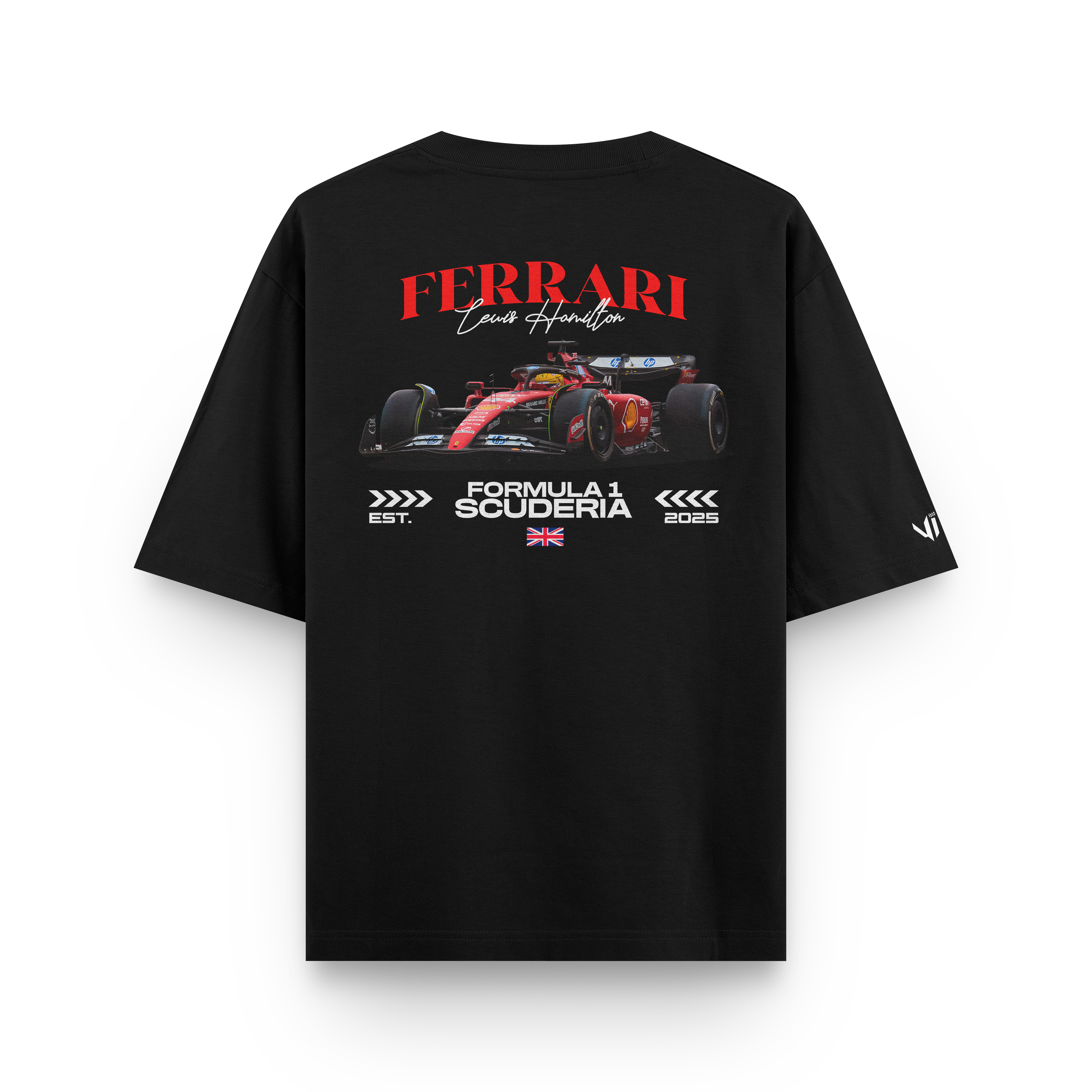 Camiseta Oversized Lewis Hamilton England