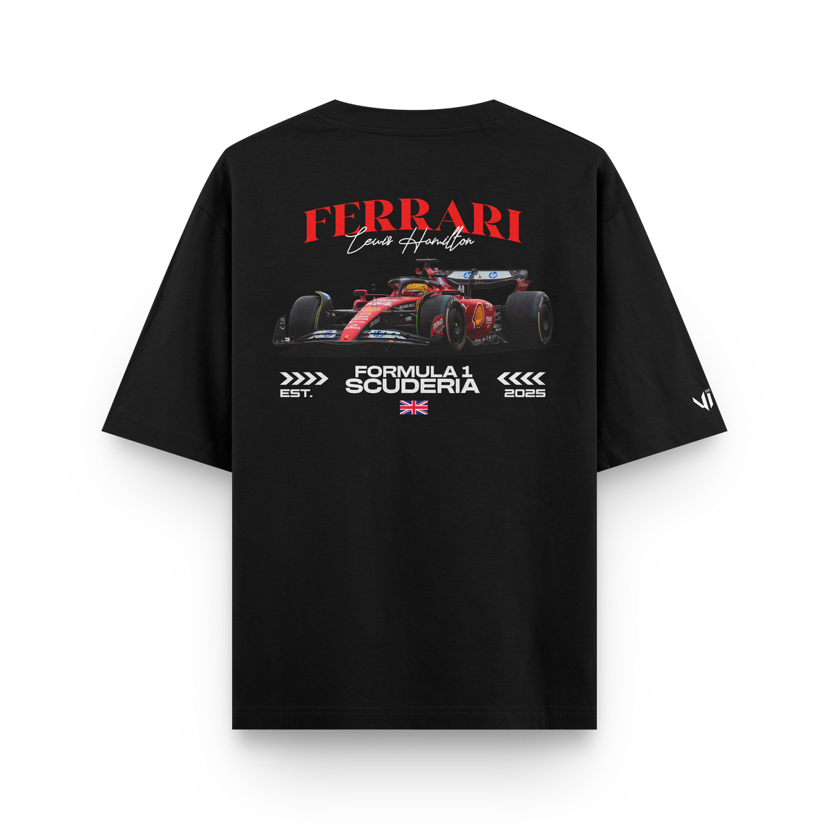 Camiseta Oversized Lewis Hamilton England